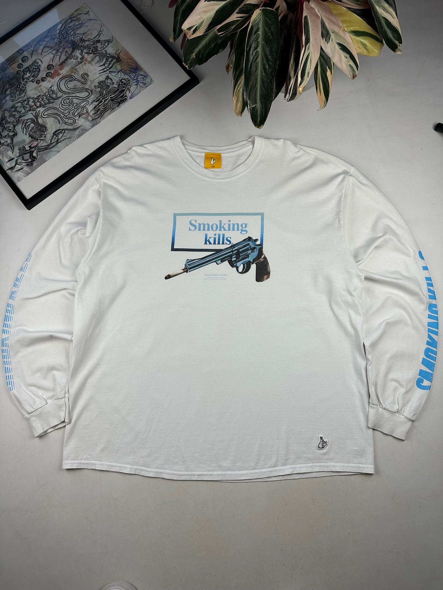 FR2 Fr2 smoking kills t shirt Size US XL / EU 56 / 4 - 1 Thumbnail