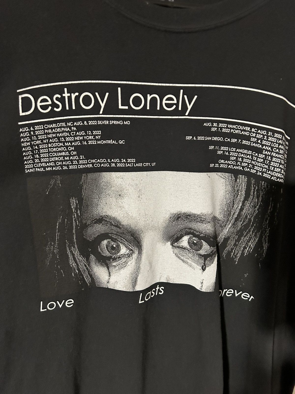 Destroy Lonely Destroy Lonely X-Man Tour Long Sleeve Size XL Worn Size US L / EU 52-54 / 3 - 3 Thumbnail
