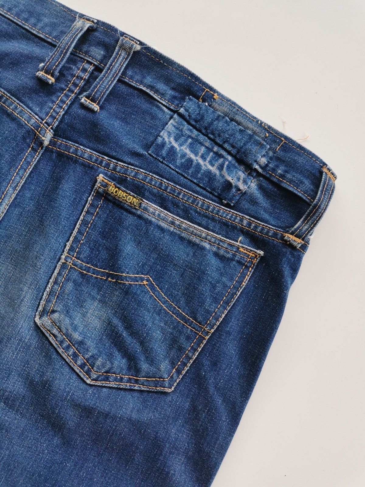 Vintage Vintage Bobson Selvedge Flare Jeans Size US 36 / EU 52 - 9 Thumbnail