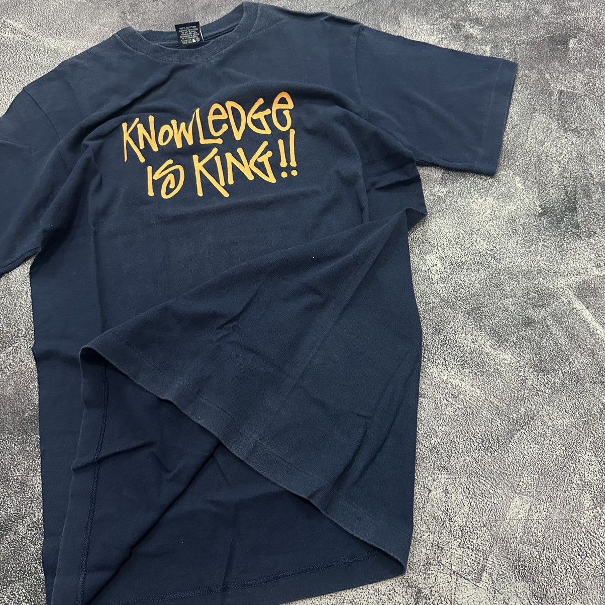Stussy × Vintage Vintage Stussy tee know ledge is king Stussy Size US M / EU 48-50 / 2 - 5 Thumbnail