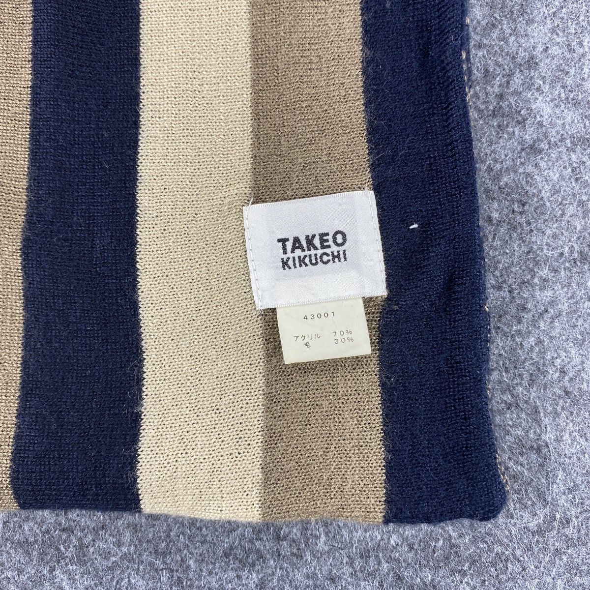 Japanese Brand × Takeo Kikuchi Takeo Kikuchi Scarf # Muffler # Neckwear # D563 Size ONE SIZE - 4 Thumbnail