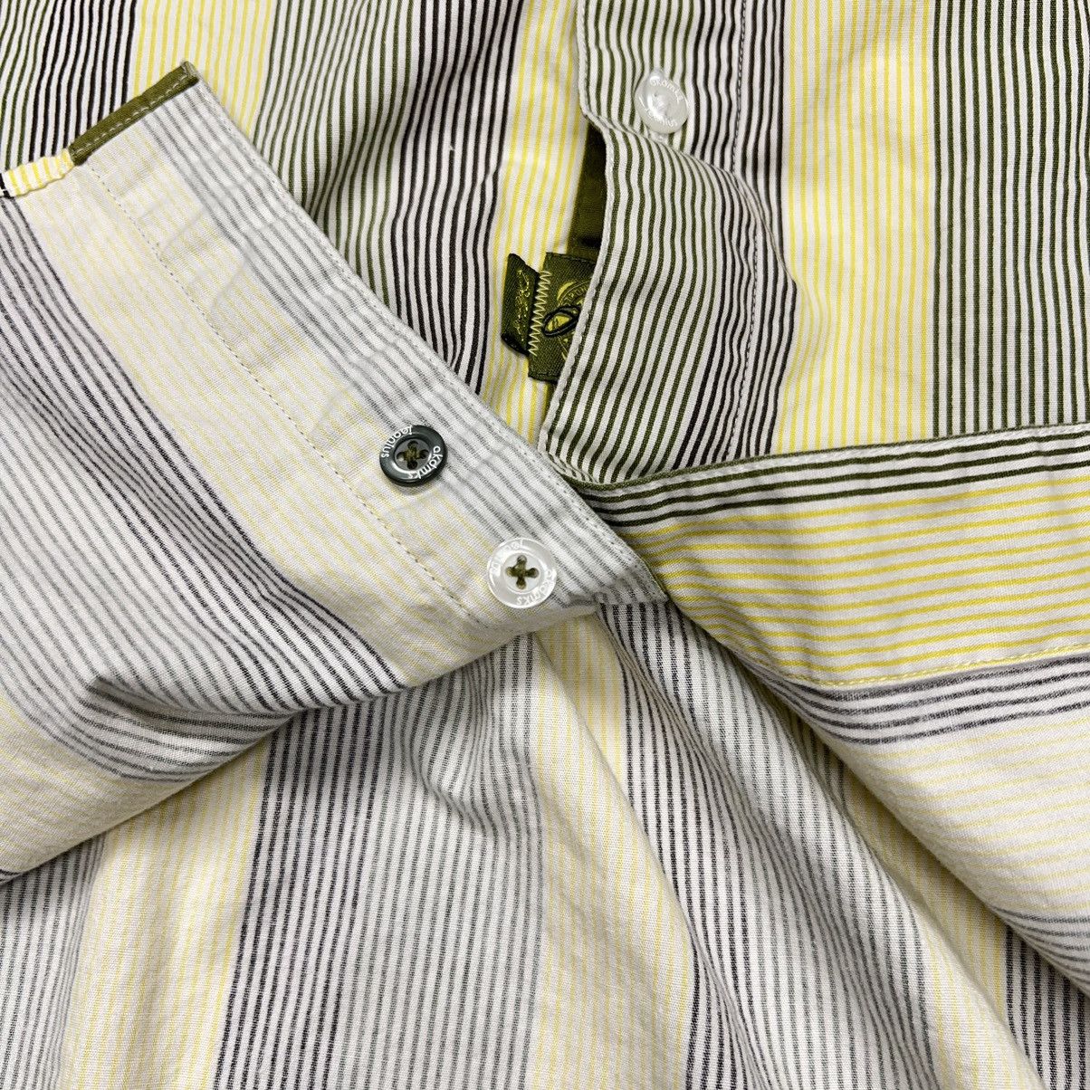 Akademiks Akademiks Button Shirt Striped Yellow Collared Pocket Y2K Size US XL / EU 56 / 4 - 13 Thumbnail