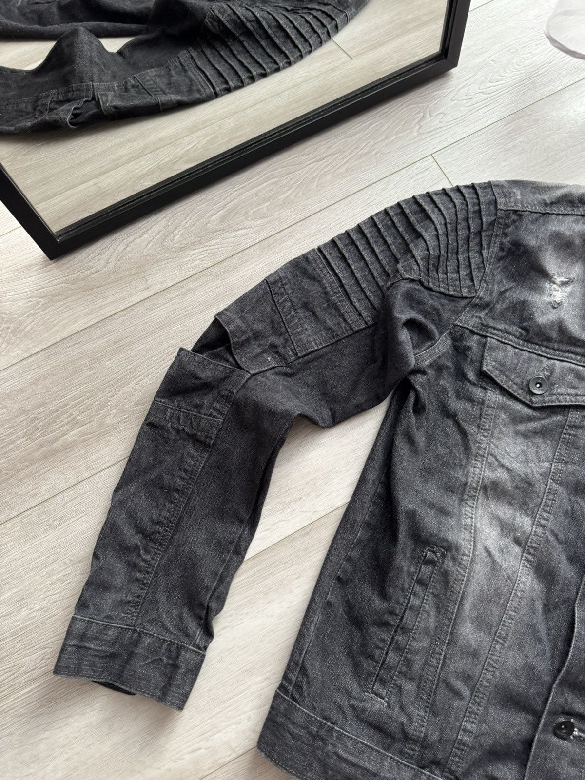Southpole Southpole Denim Jacket Mens S Dark Wash Jean Jacket Outerwe Size US S / EU 44-46 / 1 - 3 Thumbnail