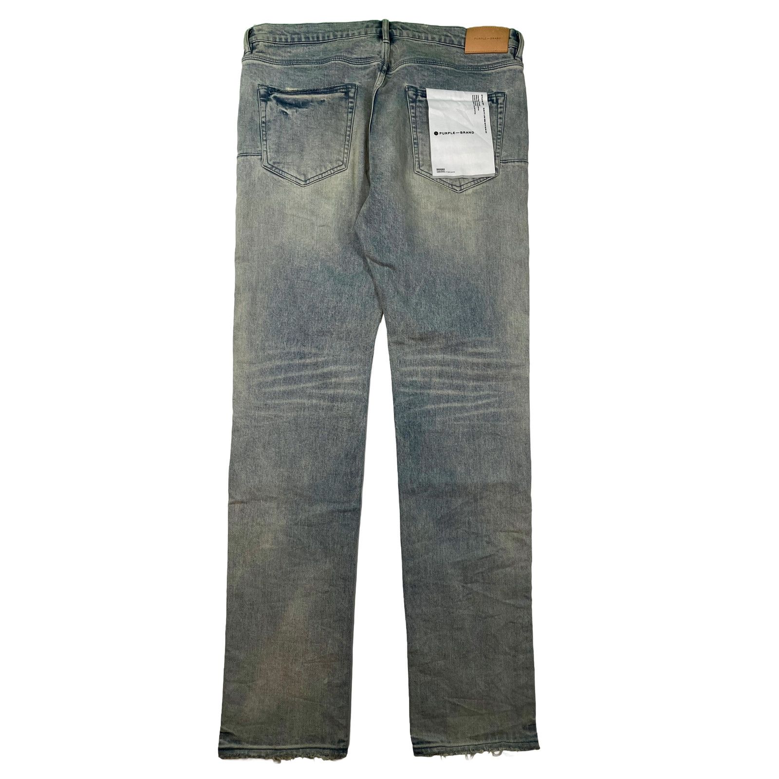Purple Purple Plain Light Wash Jeans Size US 38 / EU 54 - 2 Thumbnail