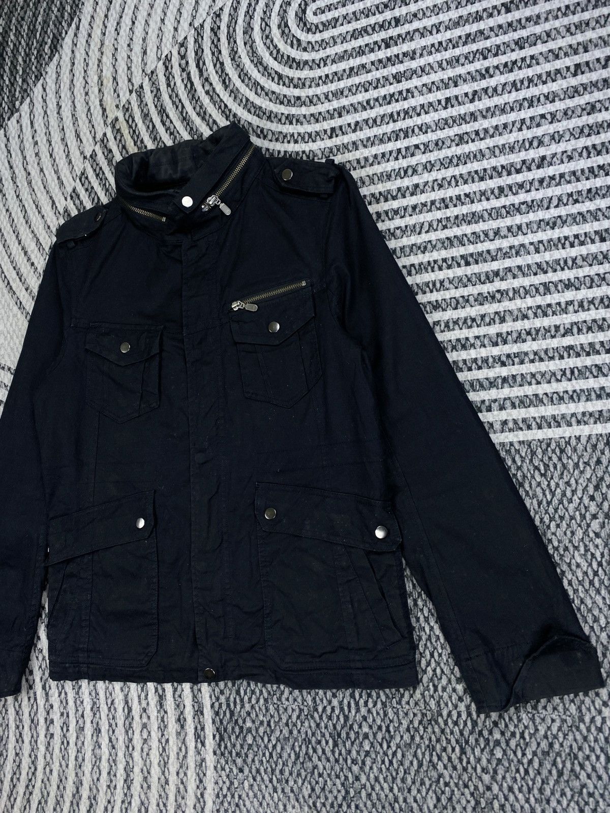 Michel Klein Klein Plus Homme Multipocket Zipper Jacket Size US S / EU 44-46 / 1 - 4 Thumbnail