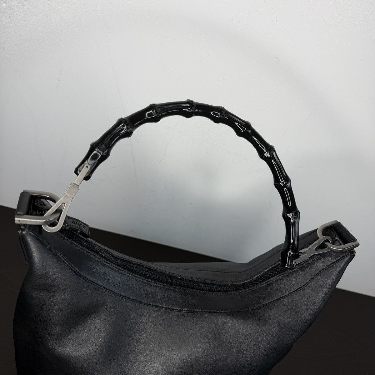 Gucci Gucci Bamboo leather tote shoulder hand bag Size ONE SIZE - 8 Thumbnail