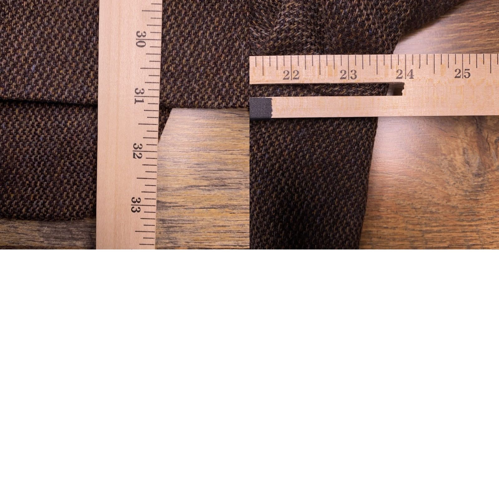 Vintage Steve Petix Blazer Sport Coat 44 Long Brown Wool Tweed Notch Lapel Men Dress Coat Size 44R - 10 Thumbnail