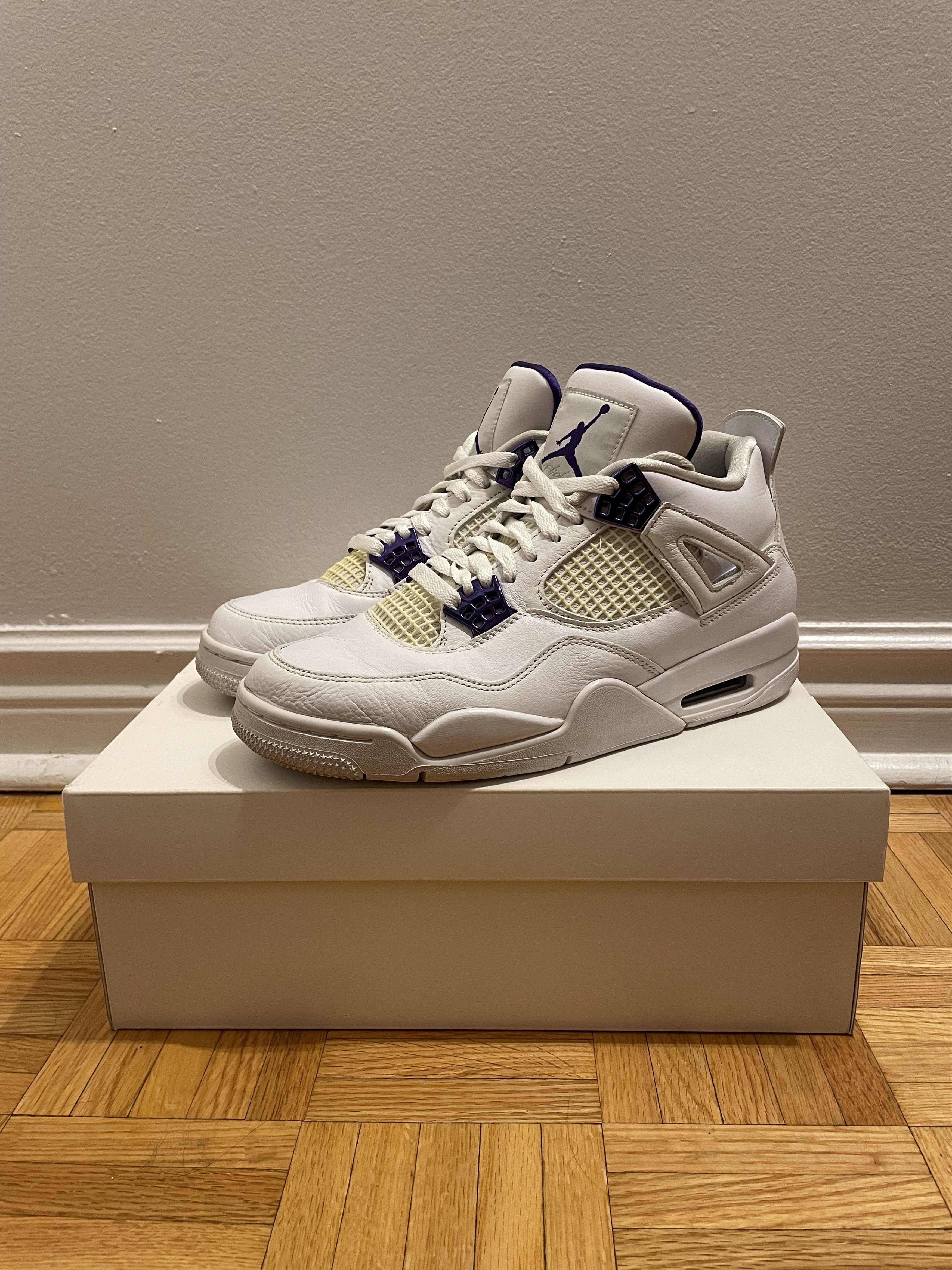 jordan 4 retro metallic purple