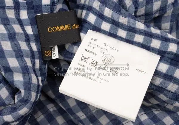 Comme des Garcons Comme Des Garcons Blue vintage lace design top Size S / US 4 / IT 40 - 8 Thumbnail