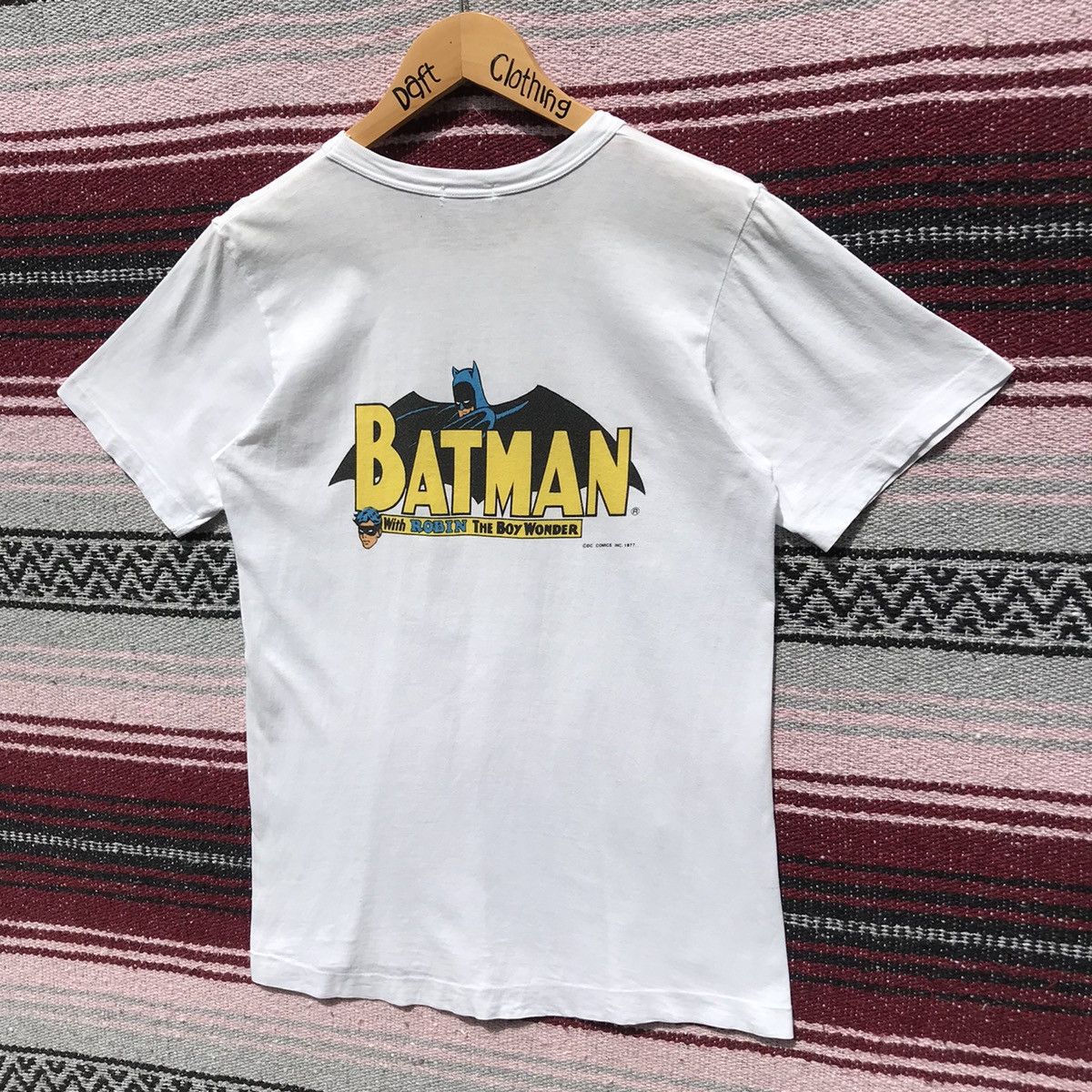 DC Comics 💥Rare💥70s Vintage Batman & Robin The Boy Wander Shirt©️1977 Size US S / EU 44-46 / 1 - 3 Thumbnail