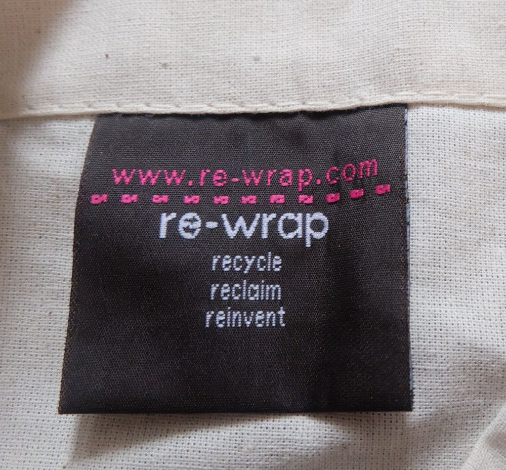 Japanese Brand Re Wrap Tote Bag — Hand Printed in Japan Size ONE SIZE - 6 Thumbnail
