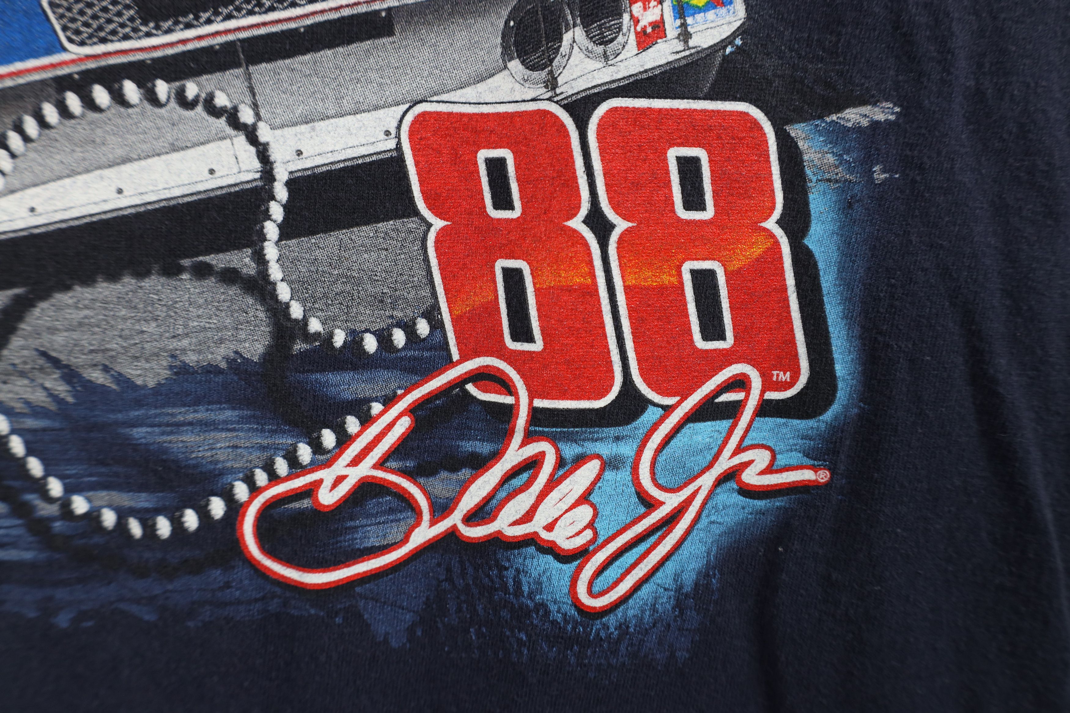 Vintage Vintage NASCAR Dale Earnhardt Jr Racing Long Sleeve T-Shirt Size US XXL / EU 58 / 5 - 6 Thumbnail