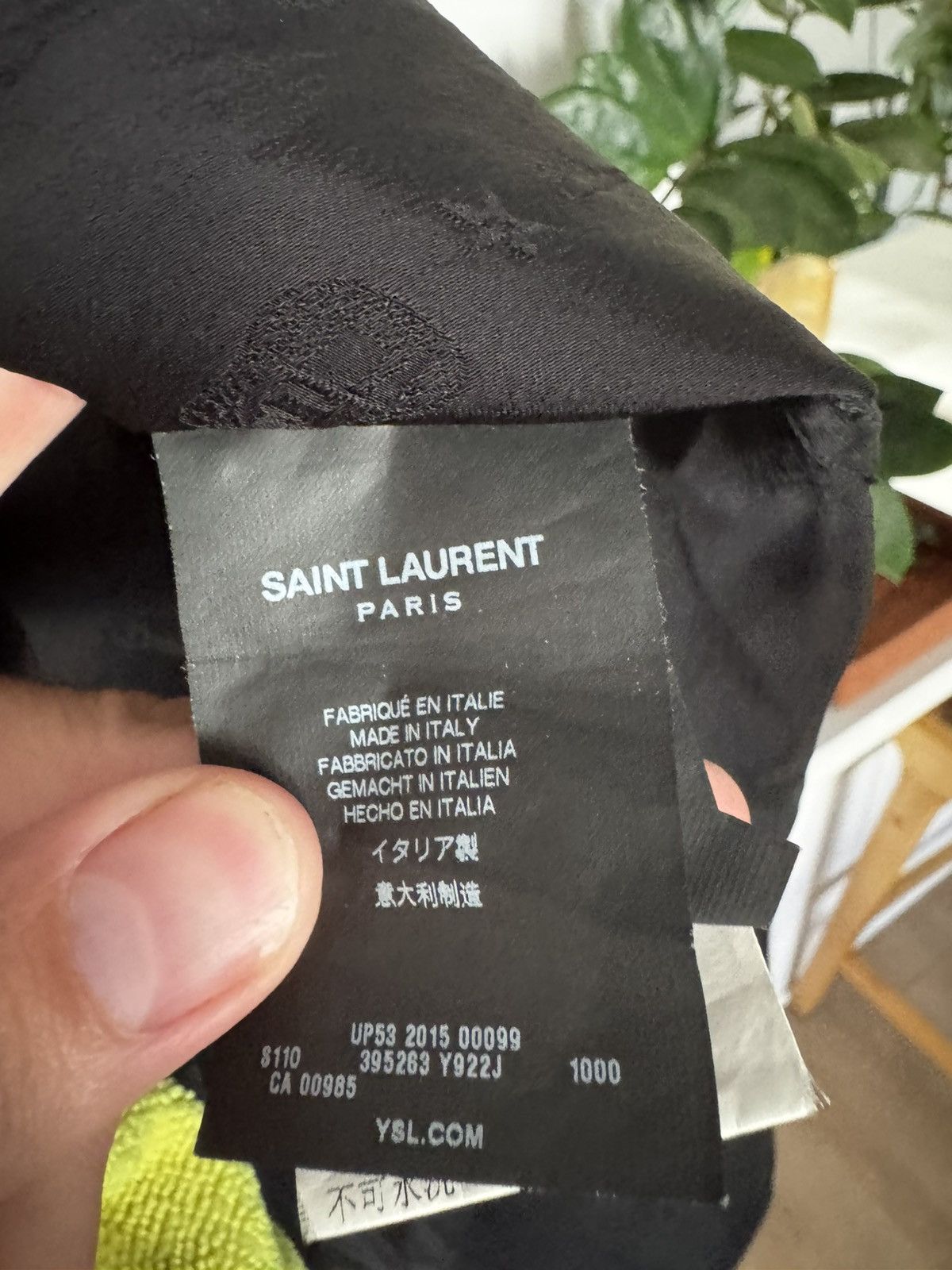 Saint Laurent Paris Hedi silk guitar shirt Size US M / EU 48-50 / 2 - 5 Thumbnail