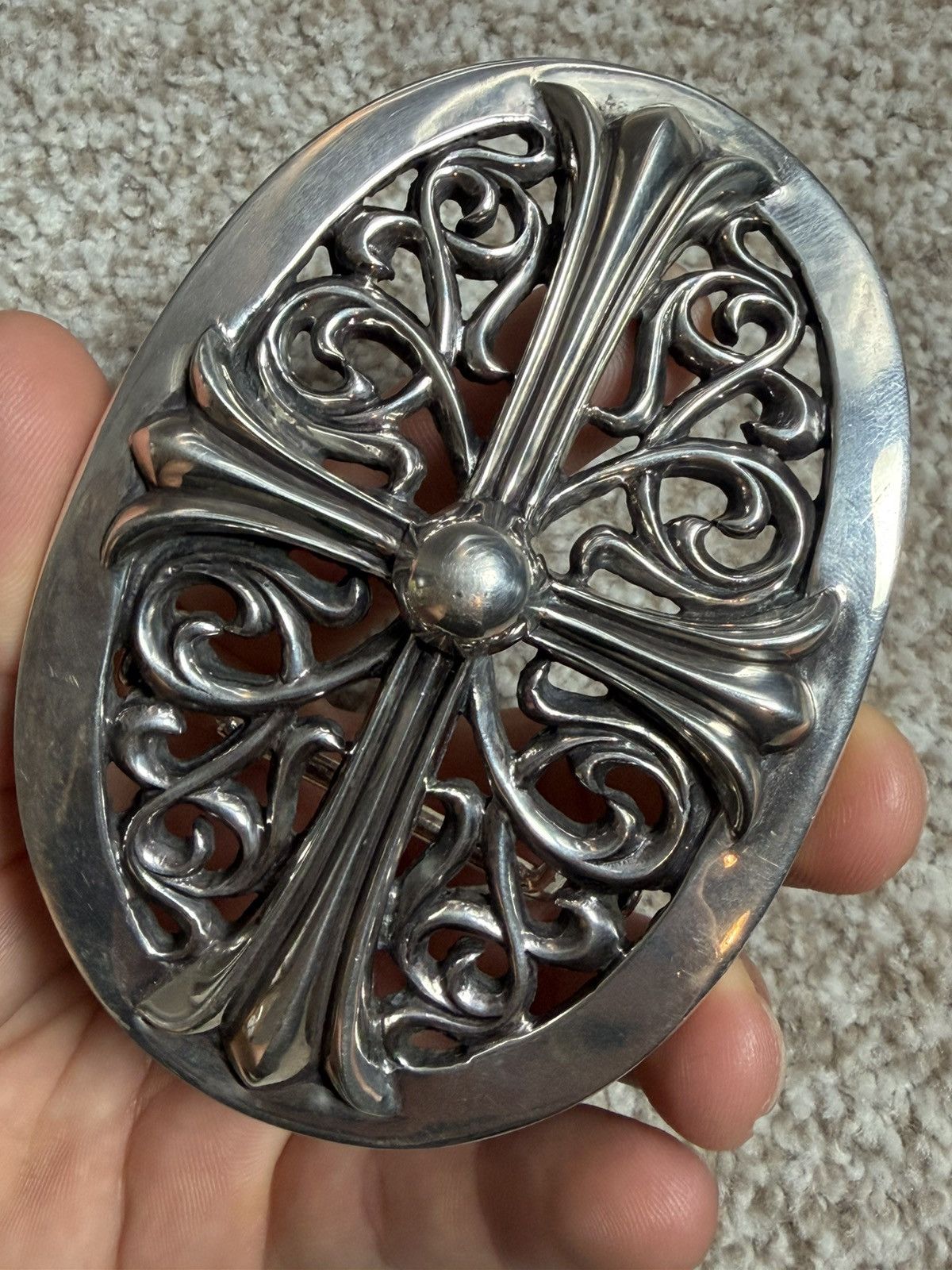 Chrome Hearts Chrome Hearts Oval Buckle XXL Size ONE SIZE - 6 Thumbnail