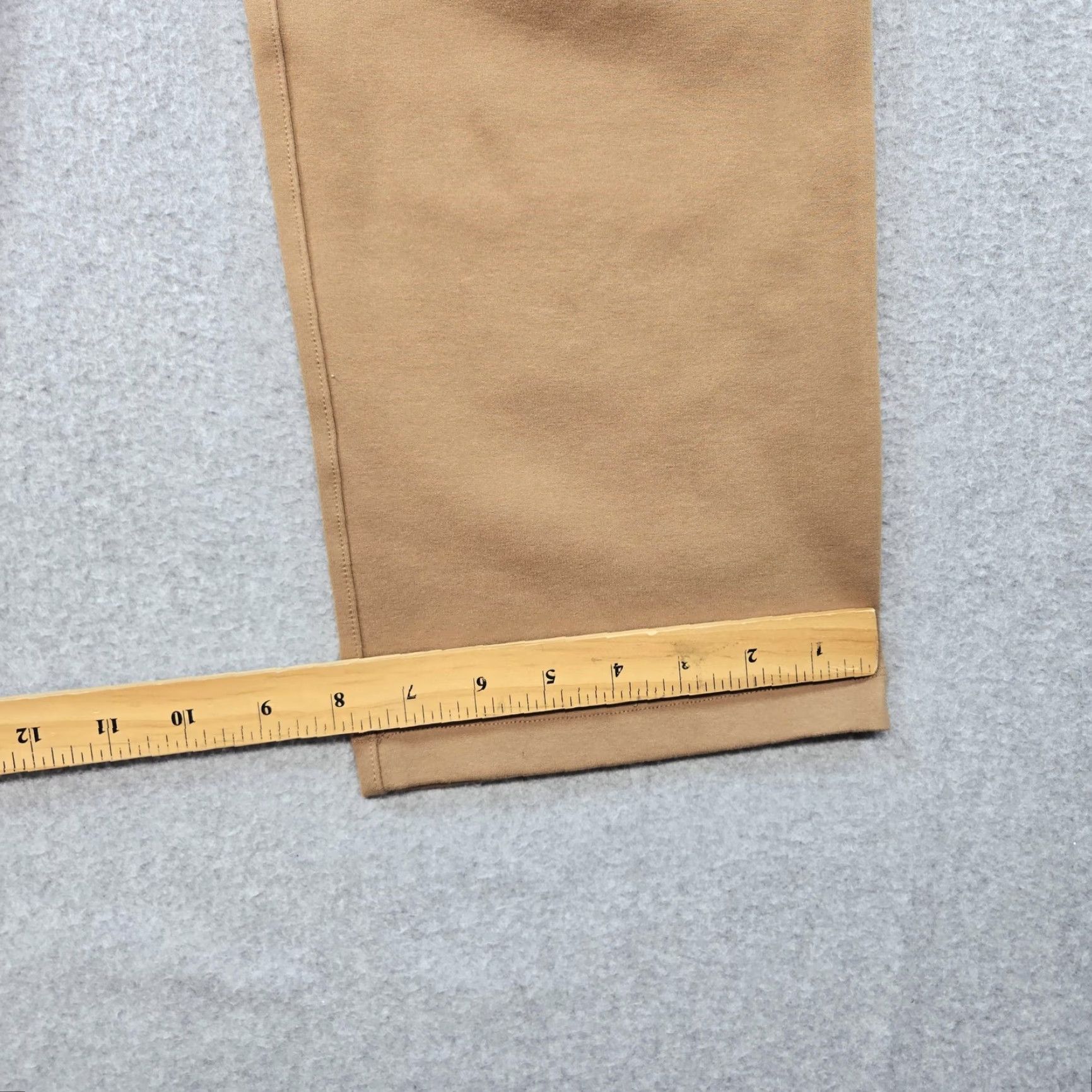 Quince Quince Pants Womens M Beige Dress Pants Straight Knit Pull On Stretch Comfort Size 32" / US 10 / IT 46 - 7 Thumbnail