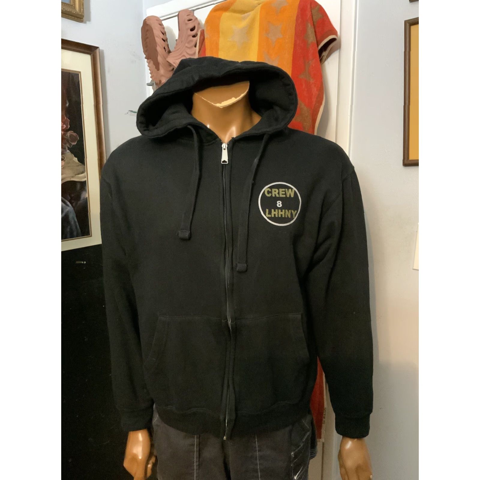 Vintage VINTAGE Love & Hip Hop New York Season 8 Cast Crew LHHNY Black Zip Hoodie Sz. S Mens Hoodie Full Zip Hip Hop Gemrock Size US S / EU 44-46 / 1 - 7 Thumbnail