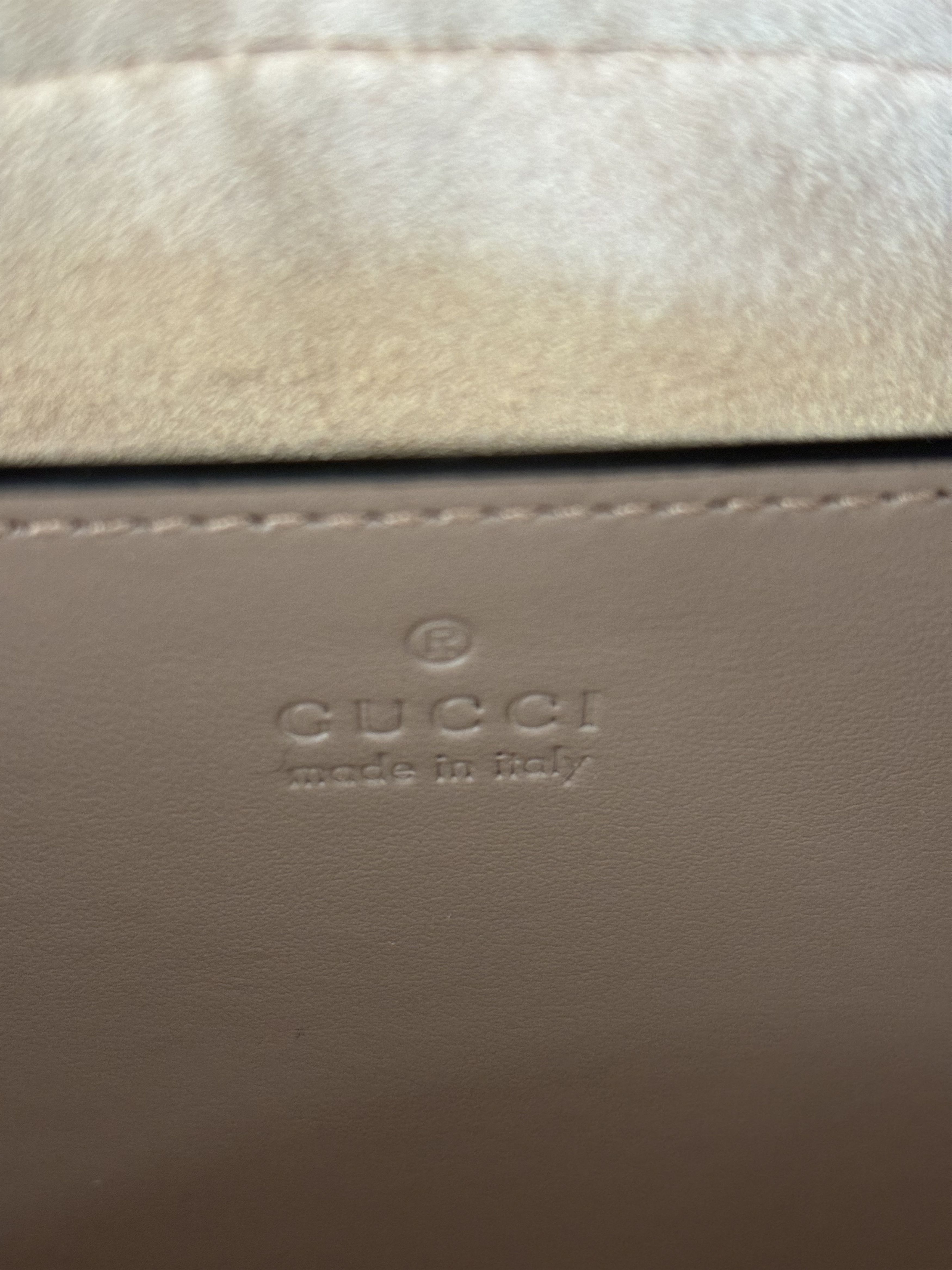 Gucci Gucci double G logo Marmont beige crossbody leather bag Size ONE SIZE - 5 Thumbnail