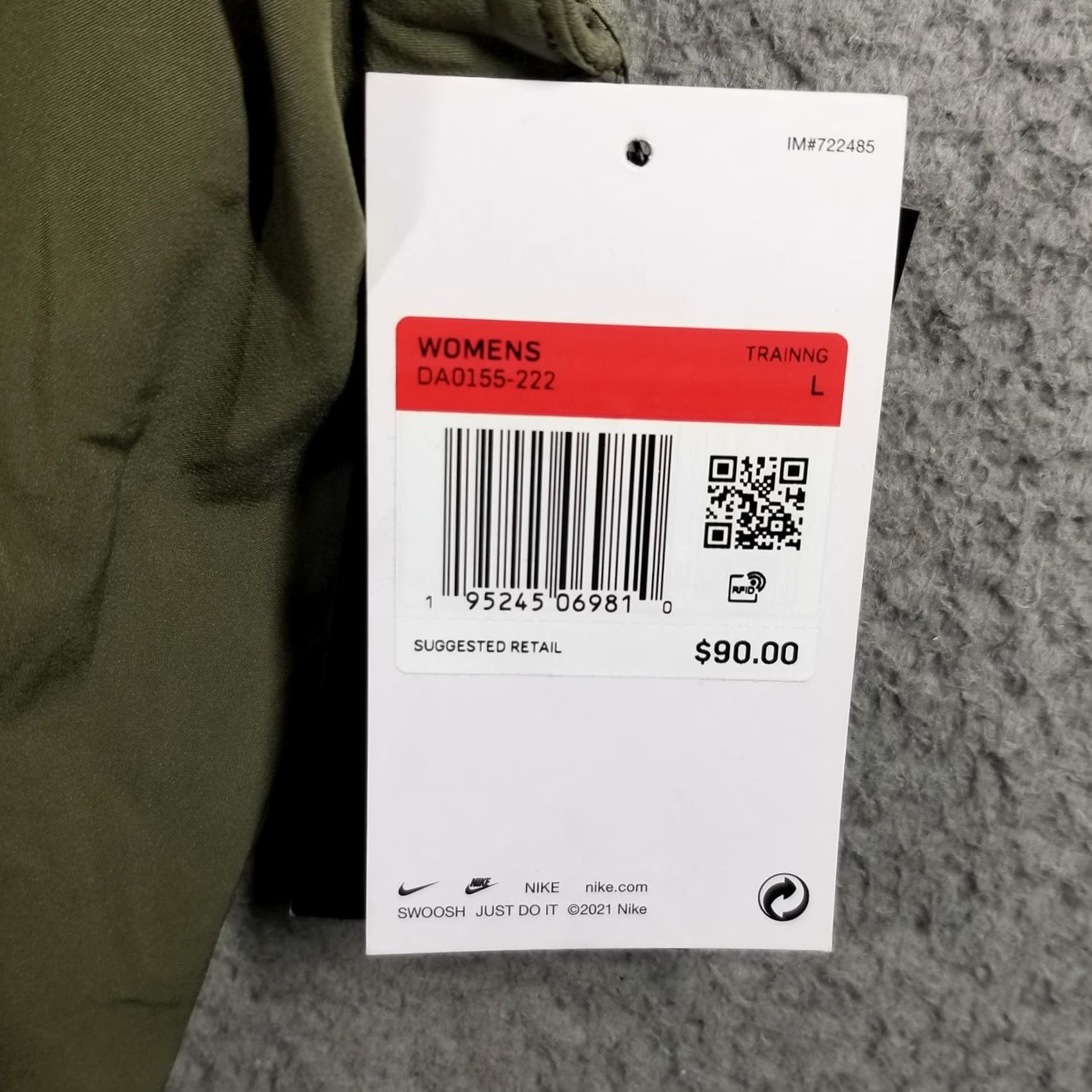Nike Nike Dress Activewear Built In Shorts Athleisure Green Women L Large Shirt/Dress Size 36" / US 14 / IT 50 - 3 Thumbnail