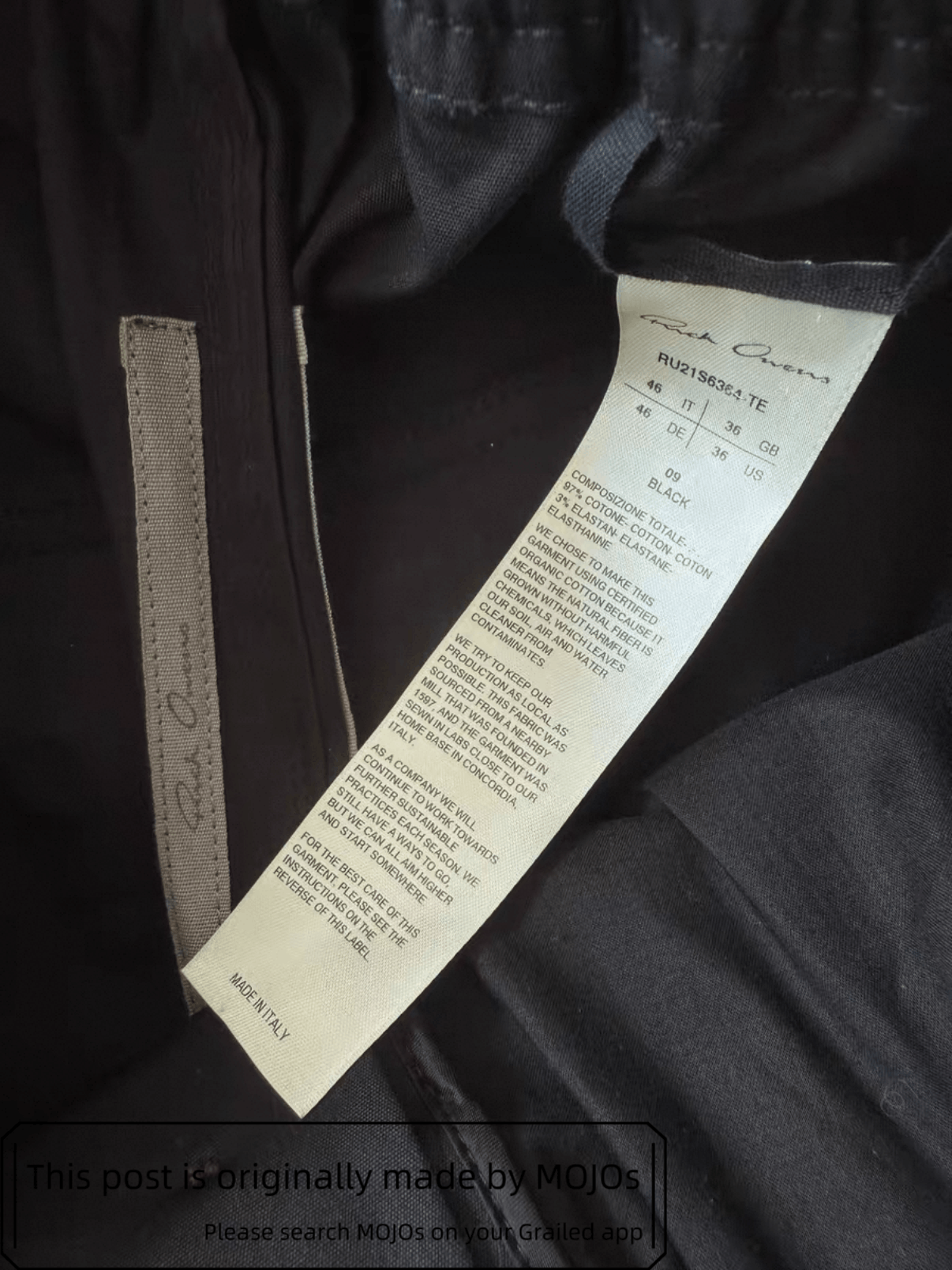 Rick Owens Sz 46 Rick Owens 21SS Pannier Cargo Sweatpants Size US 30 / EU 46 - 5 Thumbnail