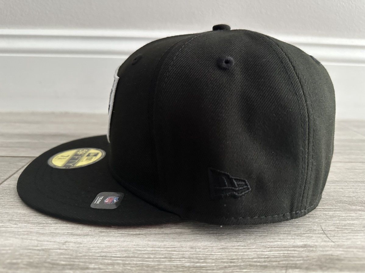 Hat Club × NFL × New Era Las Vegas Raiders Hat Club New Era Black Red Fitted Sz 7 3/8 Size ONE SIZE - 4 Thumbnail