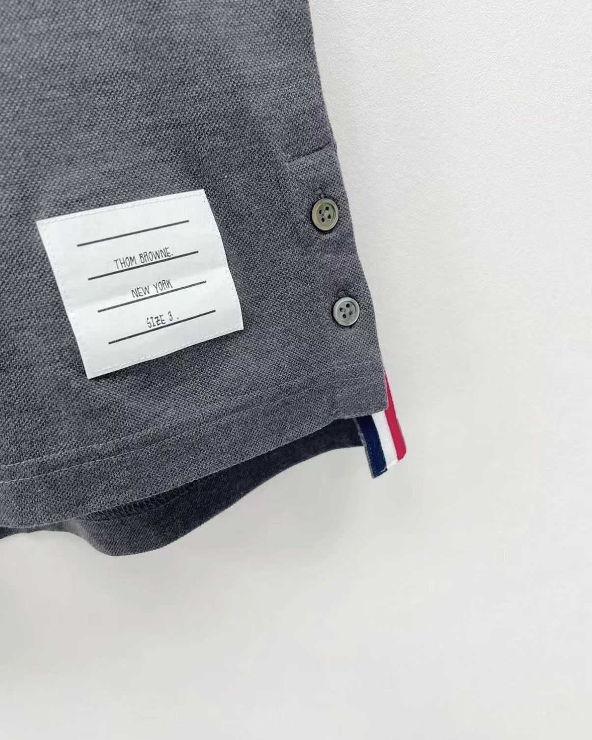Thom Browne Thom Browne 100% Cotton Short Sleeve Polo Shirt J30 Size US S / EU 44-46 / 1 - 3 Thumbnail