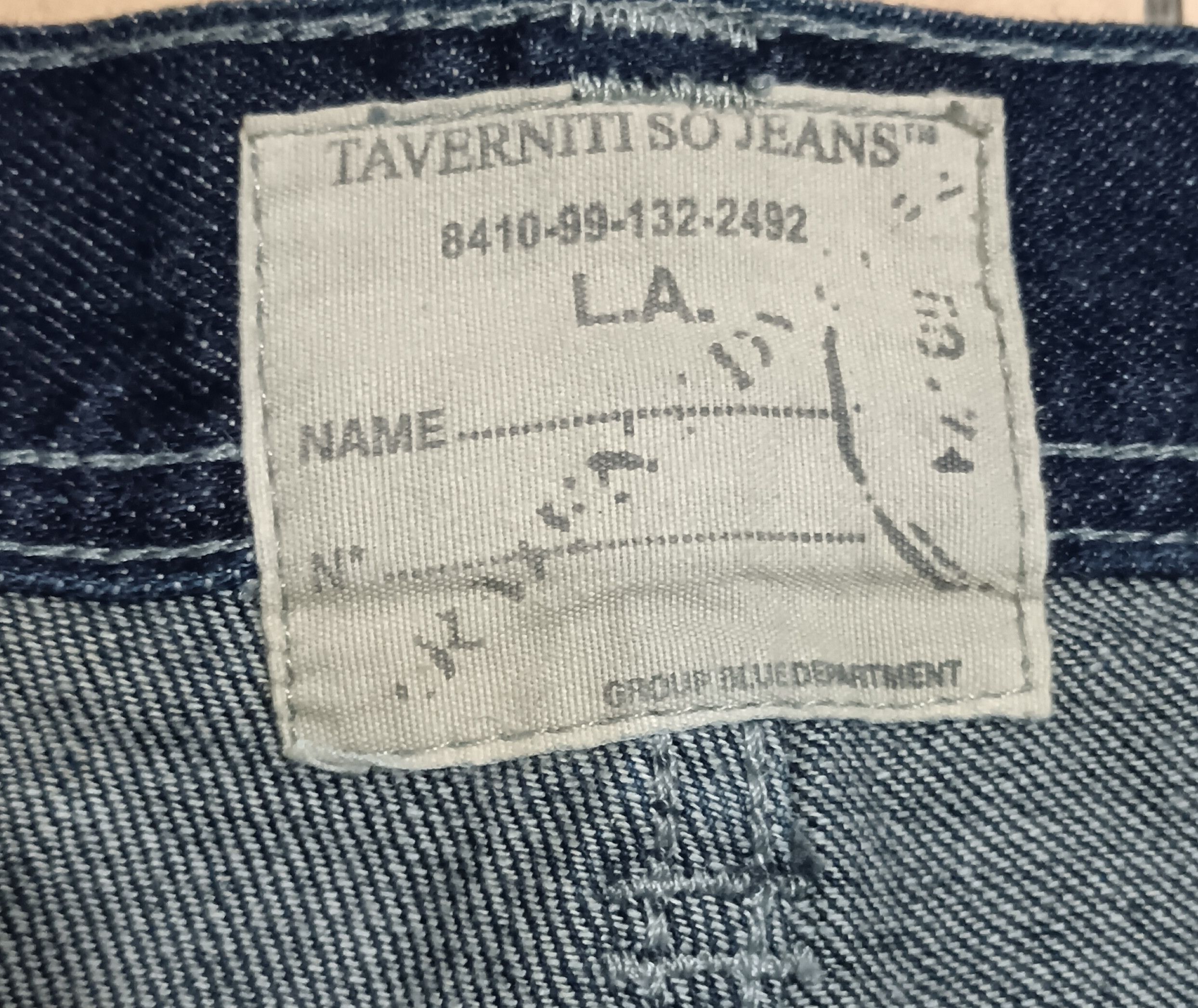 Jimmy Taverniti JIMMLY TAVERNITI SO SEASONED BUTTON-FLY FLARED JEANS Size US 40 / EU 56 - 2 Thumbnail