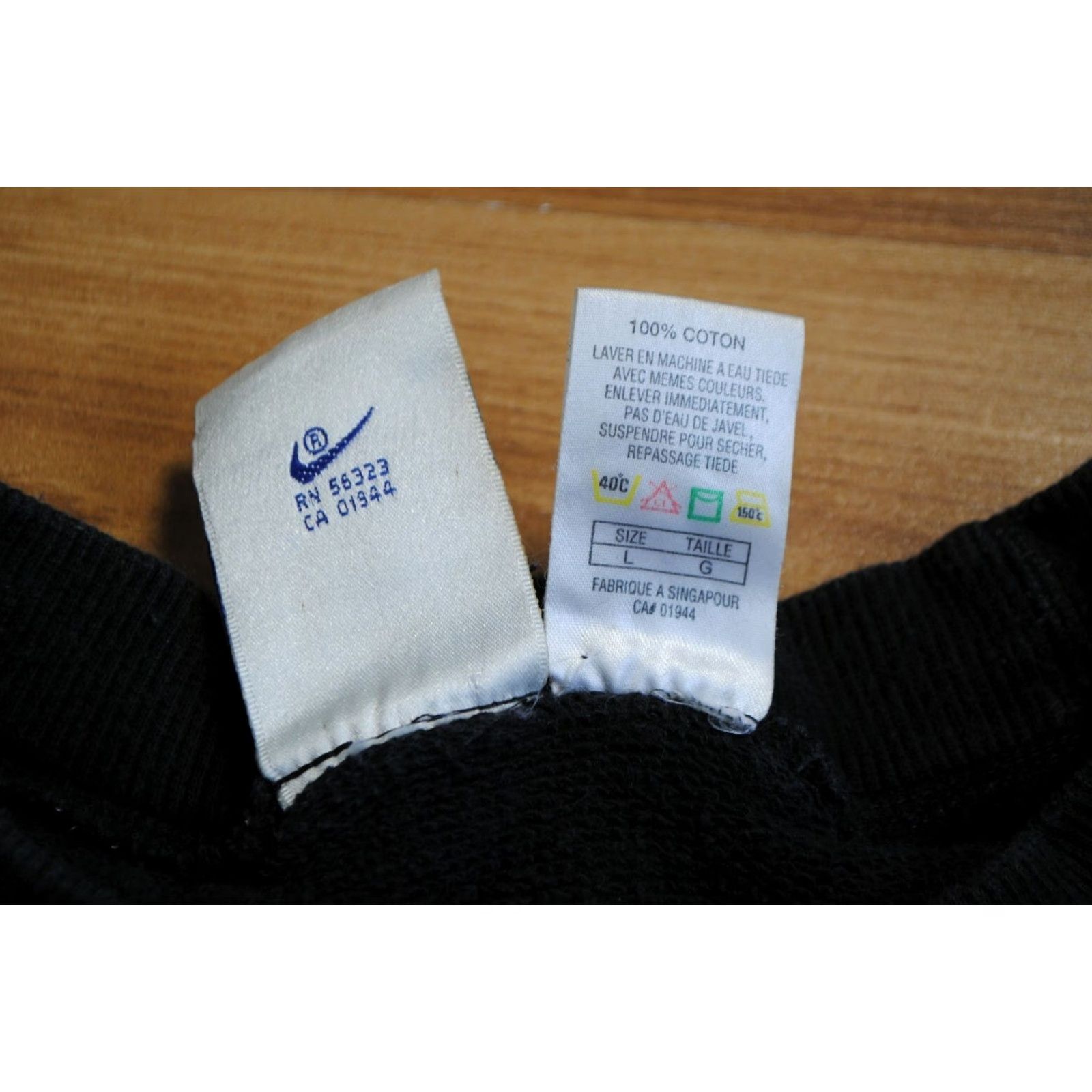 Nike VINTAGE NIKE FORCE BASKETBALL CREWNECK BLACK SWEATSHIRT LARGE Mens Size US L / EU 52-54 / 3 - 4 Thumbnail