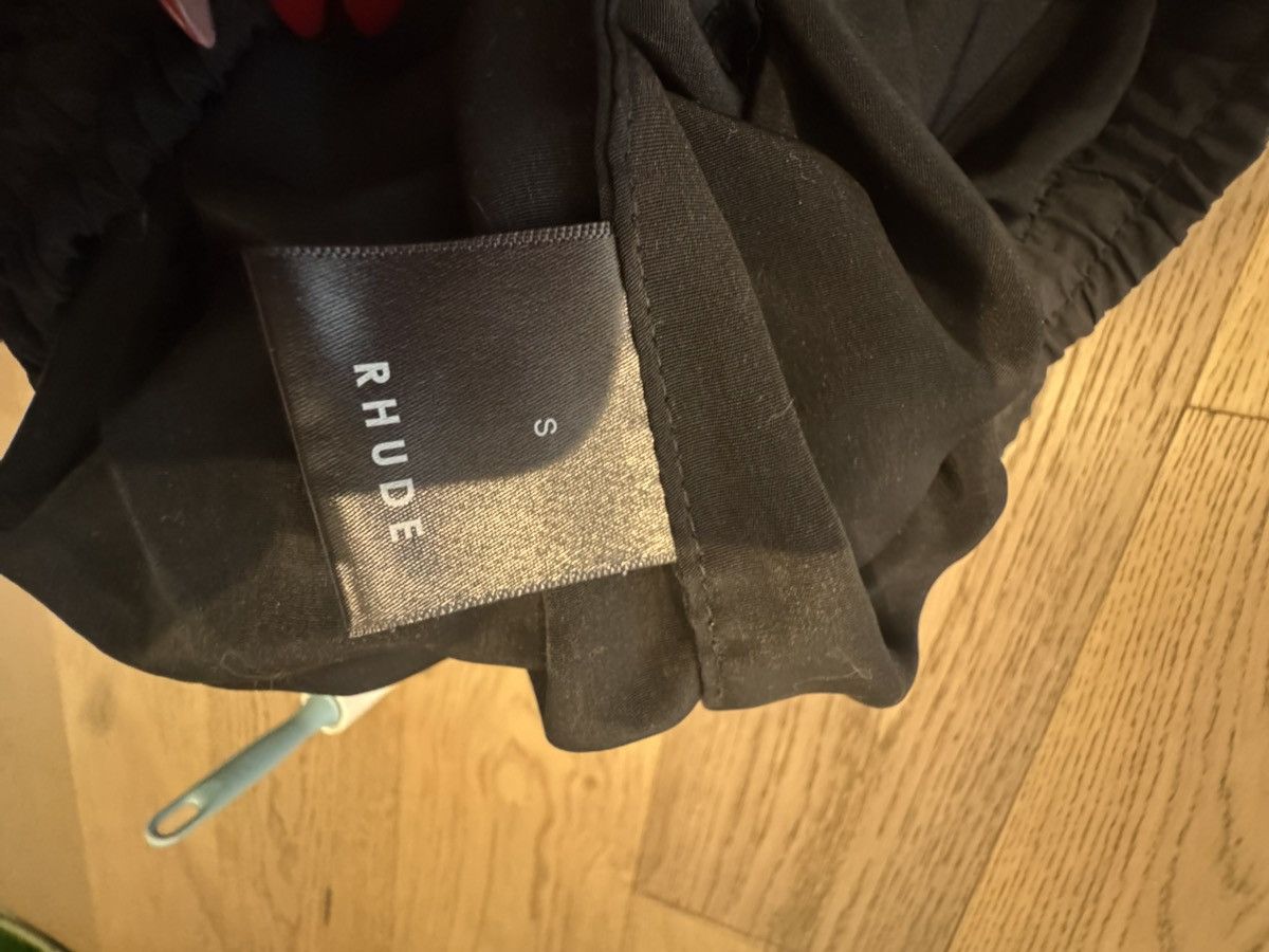 Rhude Rhude Big Logo Nylon Shorts Black – Size S Size US 30 / EU 46 - 6 Thumbnail