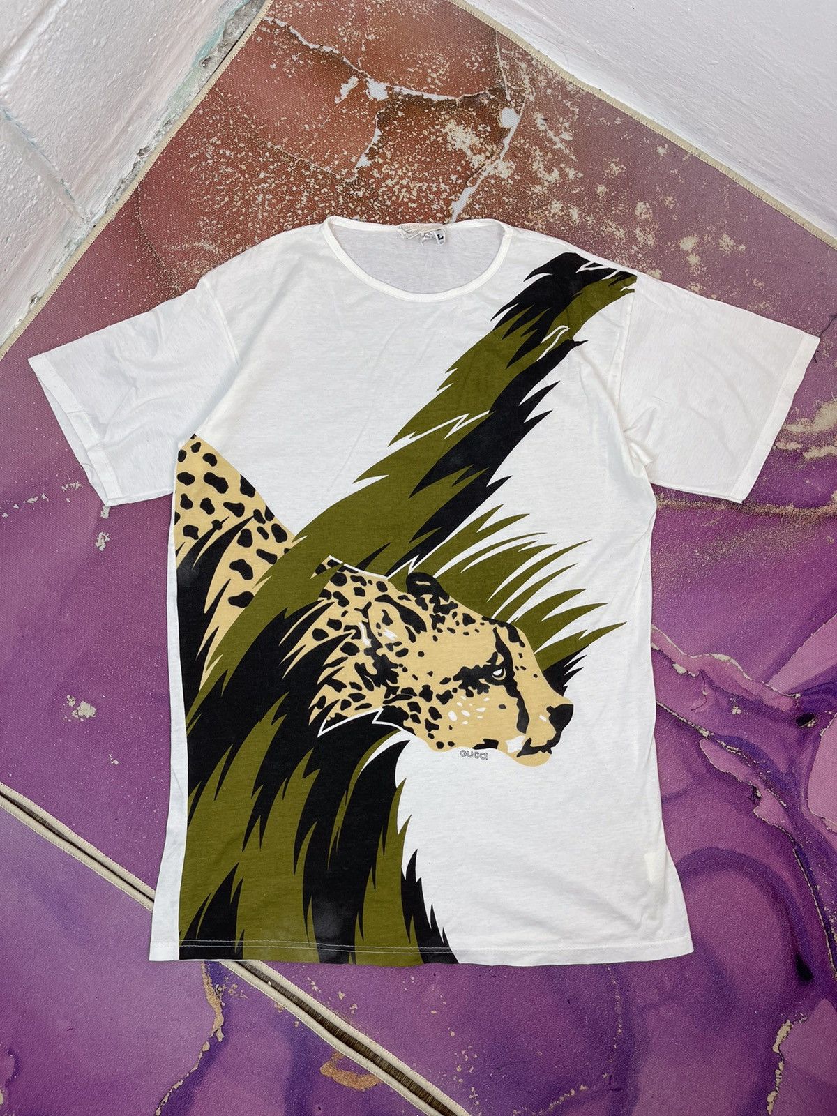 Gucci Leopard T Shirt Grailed
