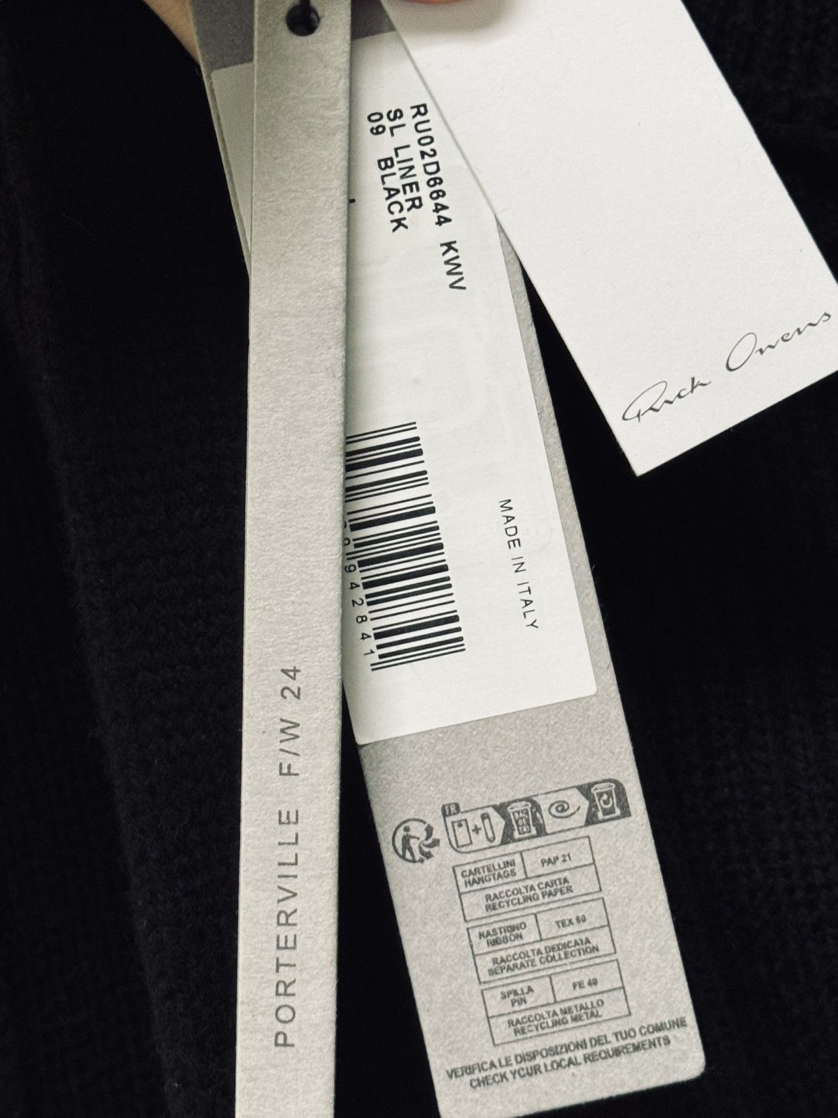 Rick Owens Final Drop | SL LINER Black L Hooded Wool Vest Size US L / EU 52-54 / 3 - 3 Thumbnail