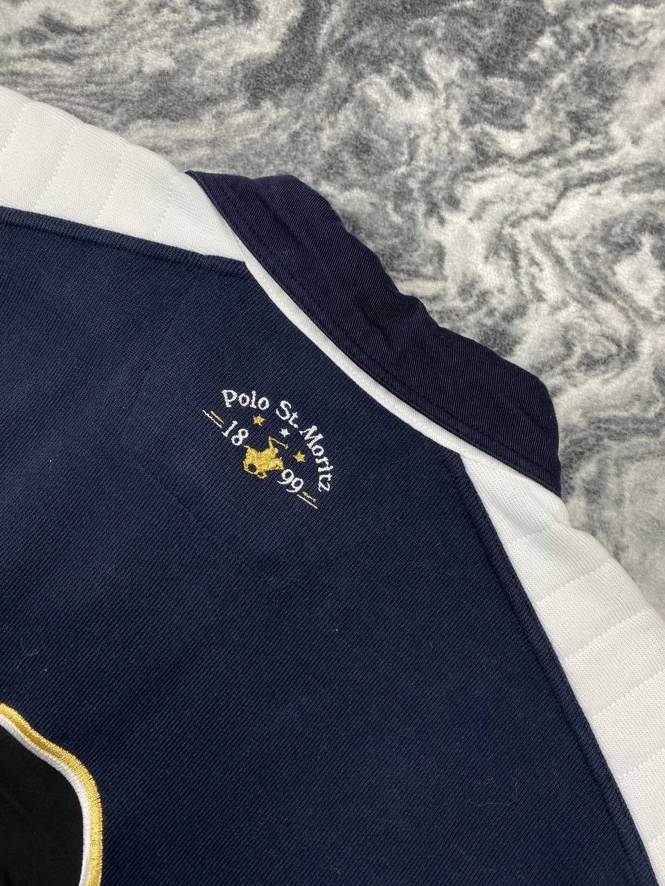 Vintage Polo Club St Moritz Switzerland Rugby Sweatshirt Big Logo Size US XL / EU 56 / 4 - 15 Thumbnail