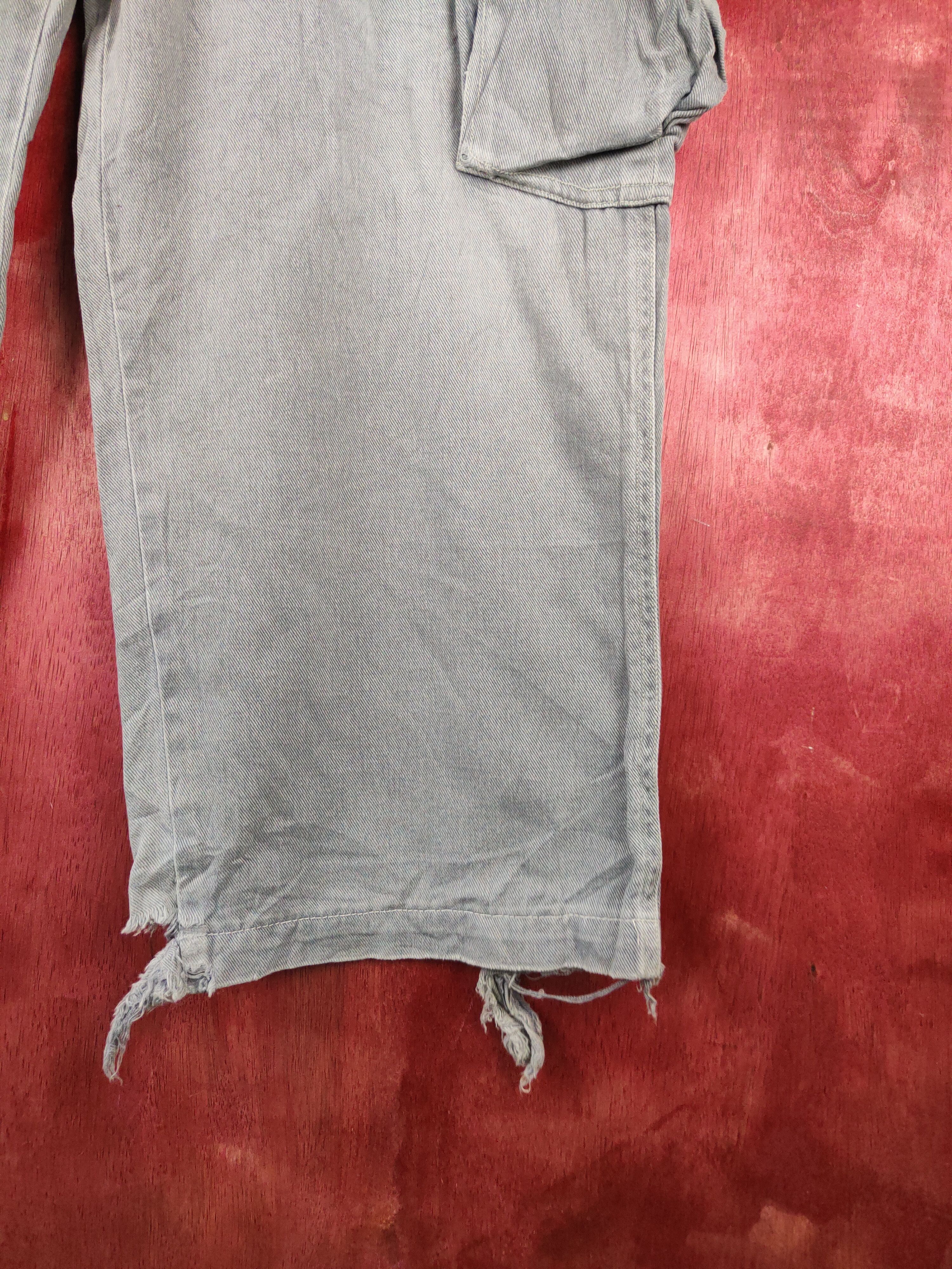 Japanese Brand Raton Laveur Blue Faded Distressed Cargo Pants N#S006 Size US 40 / EU 56 - 6 Thumbnail