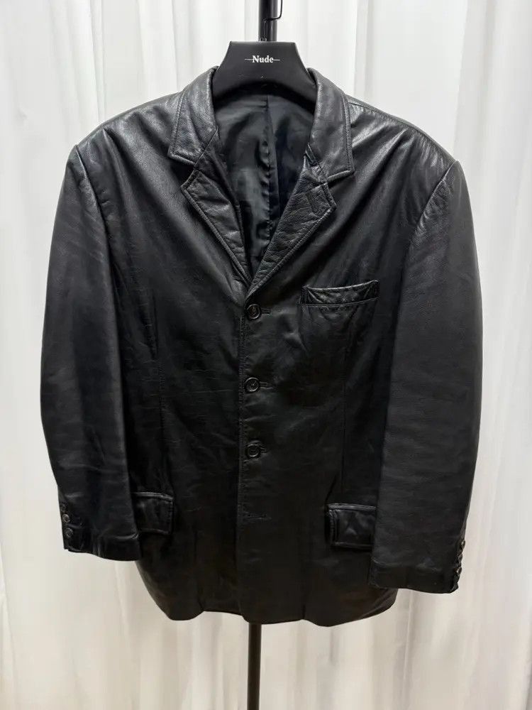 Yohji Yamamoto Yohji Yamamoto Y’s 90s relaxed fit leather jacket-2505 Size US M / EU 48-50 / 2 - 1 Thumbnail