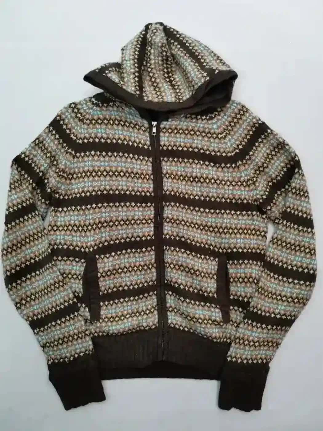Vintage Vintage Full Print Pattern Hoodie Size US M / EU 48-50 / 2 - 1 Thumbnail