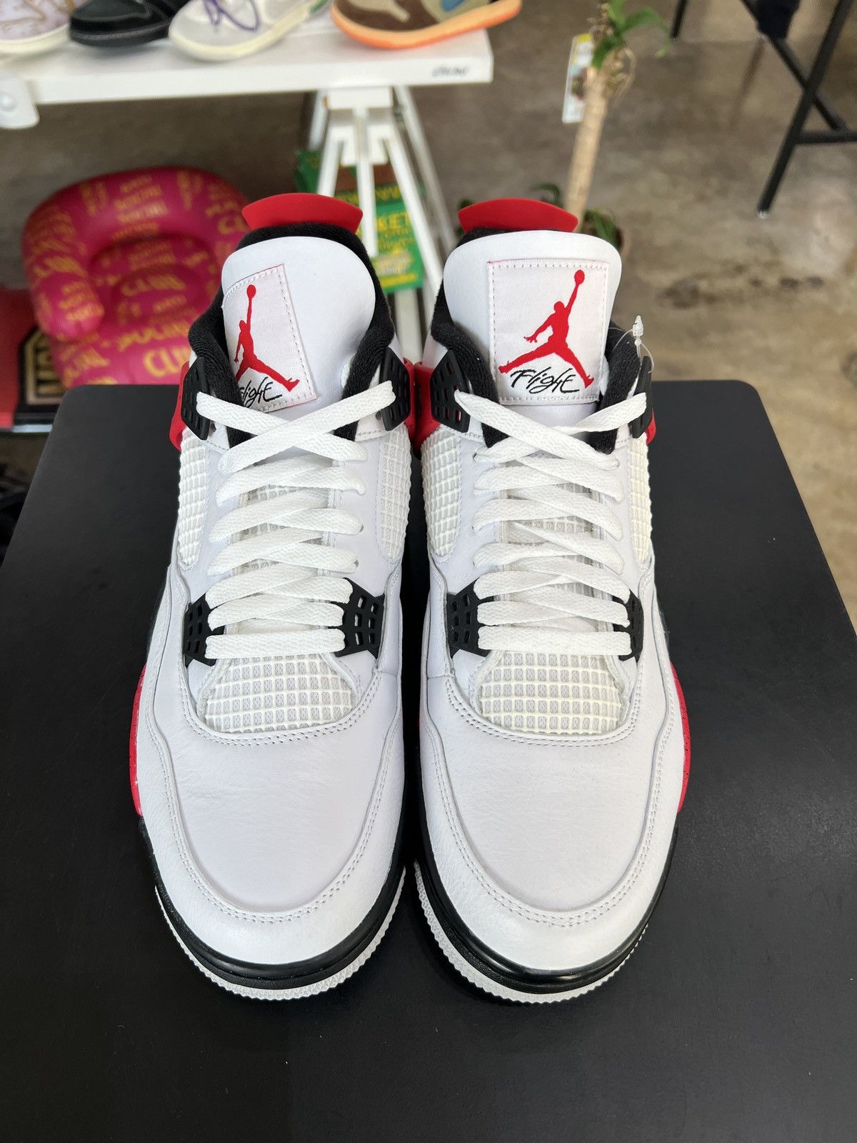 Jordan Brand Air Jordan 4 Red Cement Sz. 11 (2023) Size US 11 / EU 44 - 2 Thumbnail
