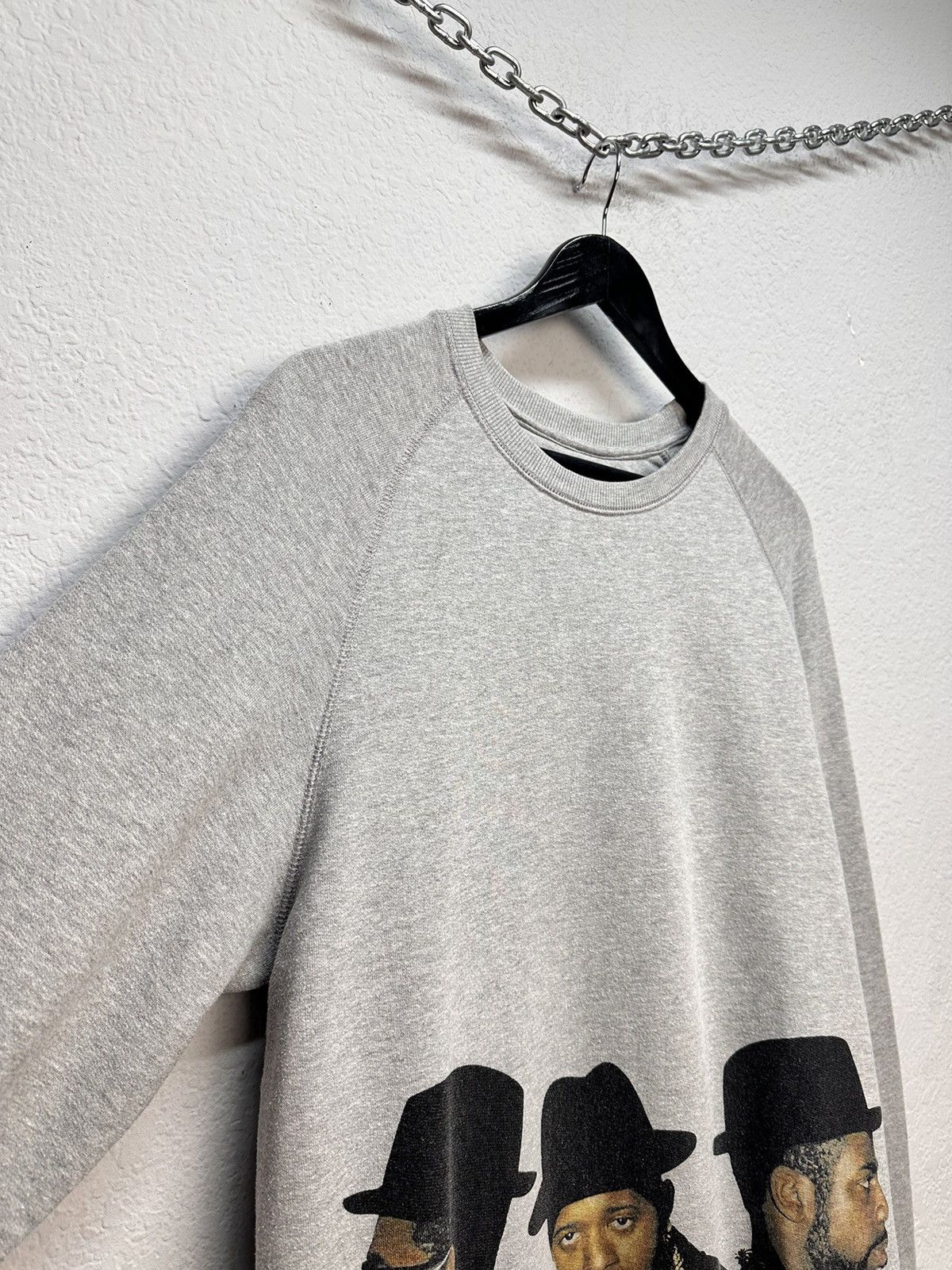 RUN DMC Vintage Run DMC Grey Graphic Sweatshirt Size L Size US L / EU 52-54 / 3 - 5 Thumbnail