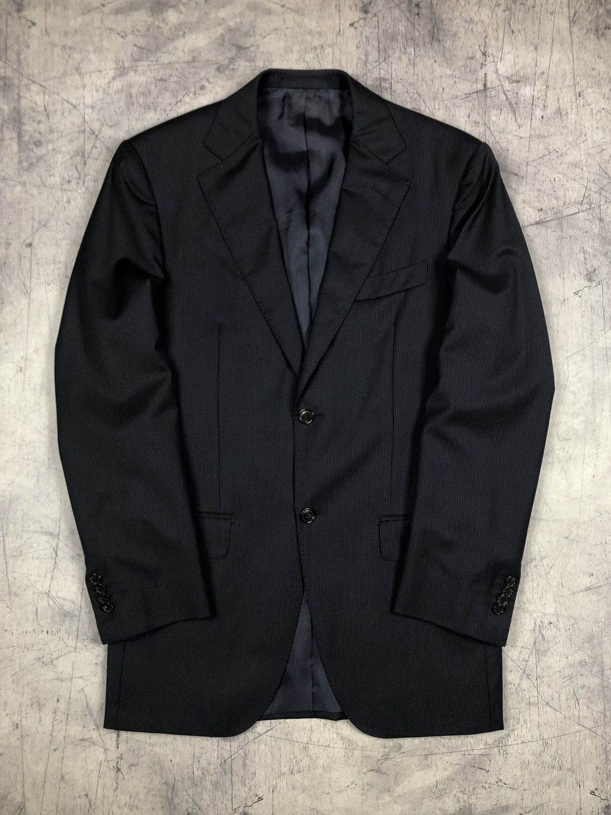 Designer Vintage Suitsupply Super 110 Pure Wool Blazer Sport Coat Size 46R - 2 Thumbnail