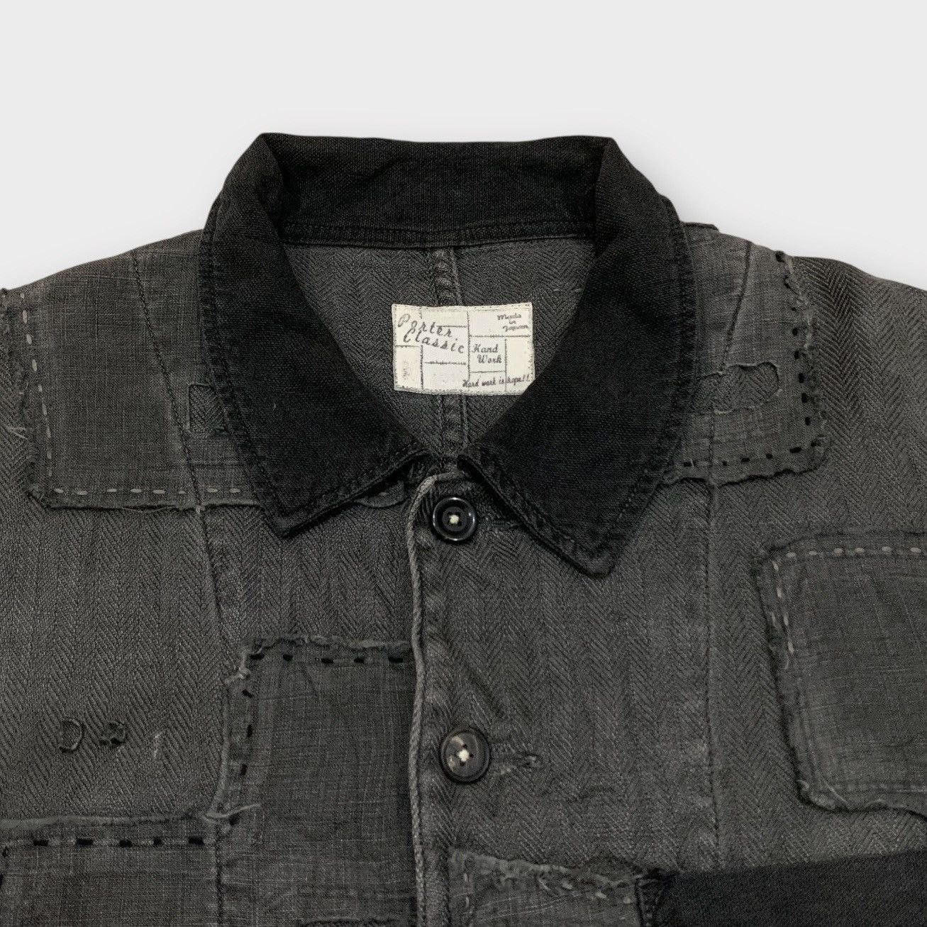 Porter Classic PORTER CLASSIC PATCH FRENCH WORK BORO JACKET SASHIKO Size US M / EU 48-50 / 2 - 11 Thumbnail