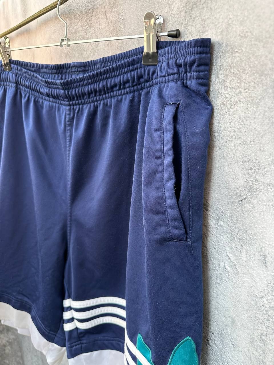Adidas × Vintage Adidas Vintage Retro Trefoil Shorts 90s 3-Stripes Size US 40 / EU 56 - 7 Thumbnail