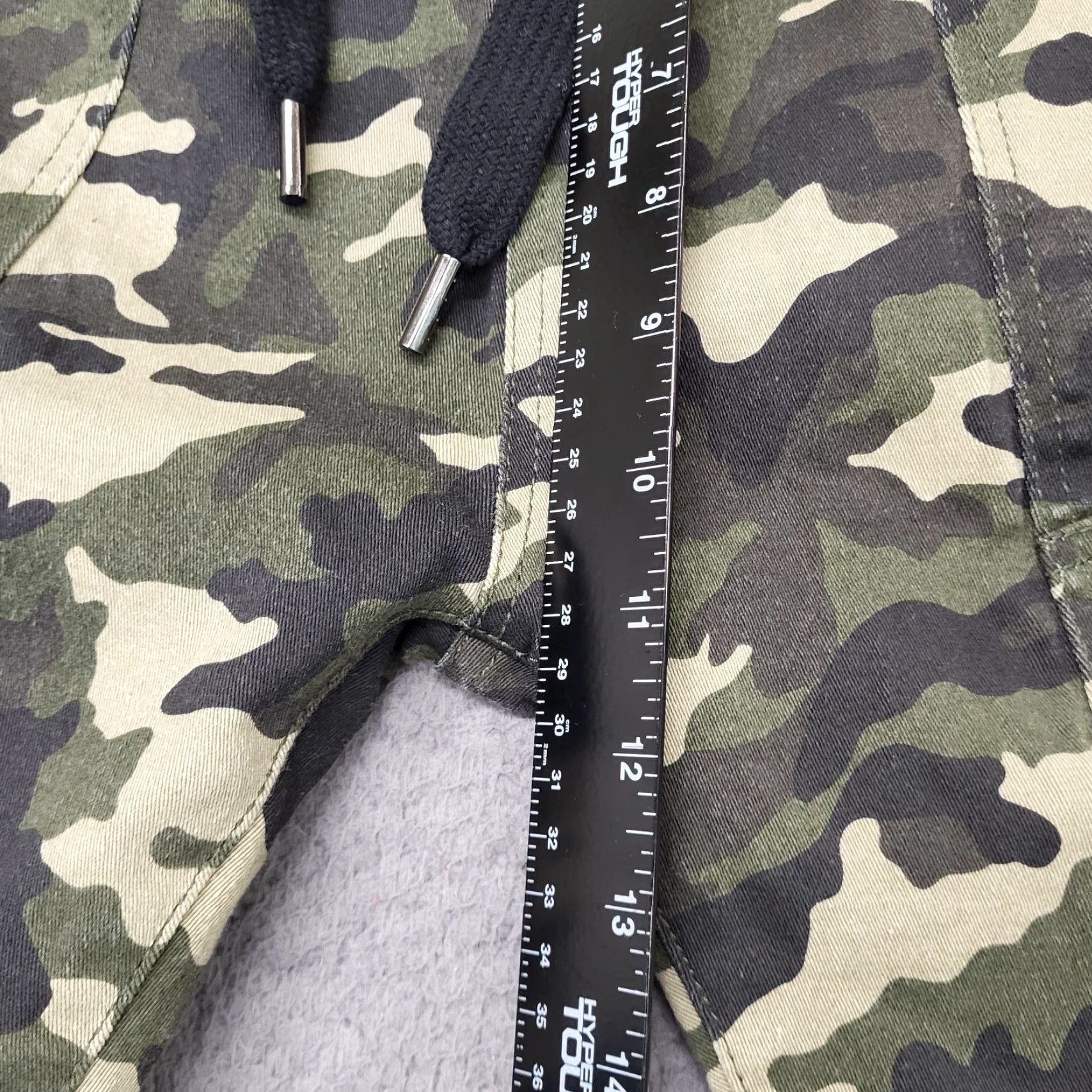 Vintage VINTAGE Demolition Jogger Pants Women's M Green Camo Pleated Elastic Waist Grunge Size 32" / US 10 / IT 46 - 5 Thumbnail