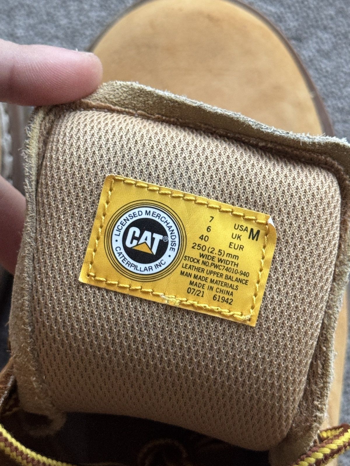 Caterpillar Caterpillar Classic Work Boots – Wheat Size US 8.5 / EU 41-42 - 4 Thumbnail