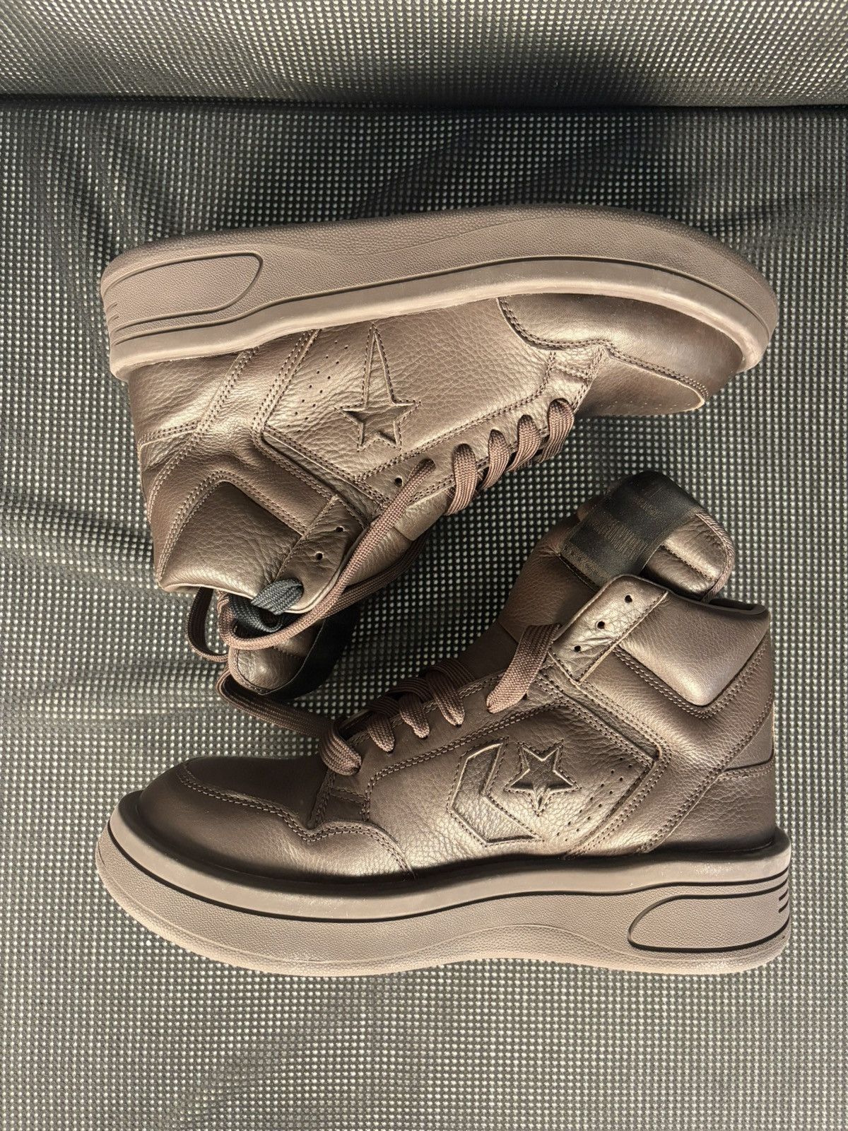 Converse × Rick Owens Drkshdw Rick Owens x Converse Turbowpn high top Size US 12 / EU 45 - 2 Thumbnail