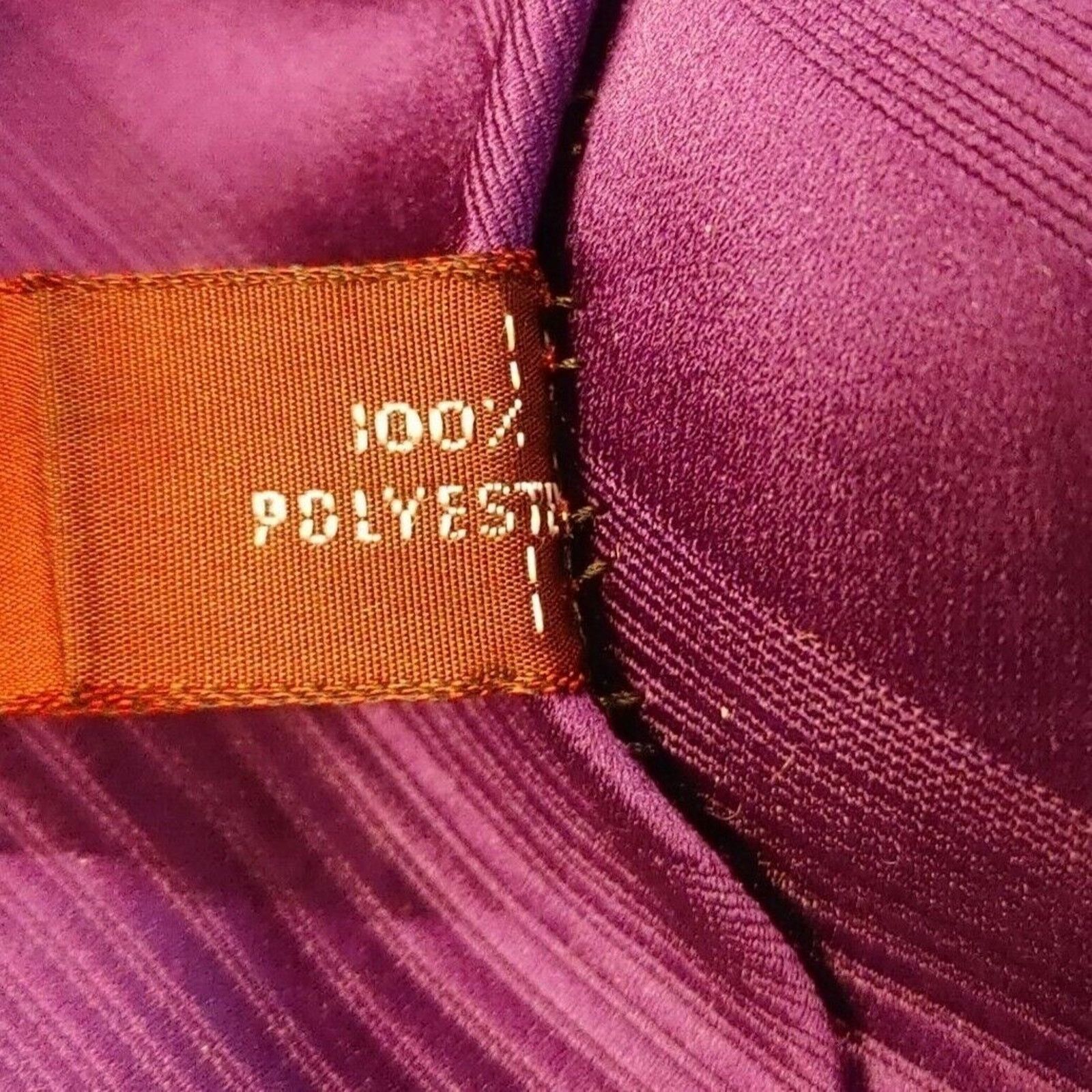 Other Regal Designer Collection Purple Polyester Men's Neck Tie OS Size ONE SIZE - 3 Thumbnail