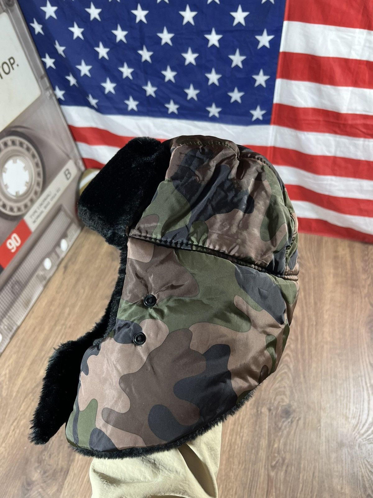 Japanese Brand Camouflage Balaclava Winter Hat Size ONE SIZE - 4 Thumbnail