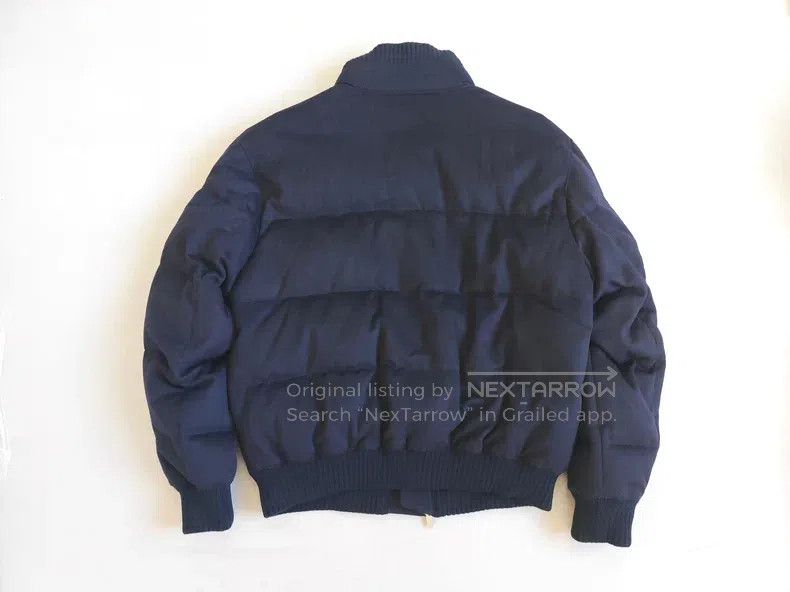 Hermes Hermes Men's cashmere down jacket with 100% cashmere shell Size US XL / EU 56 / 4 - 8 Thumbnail