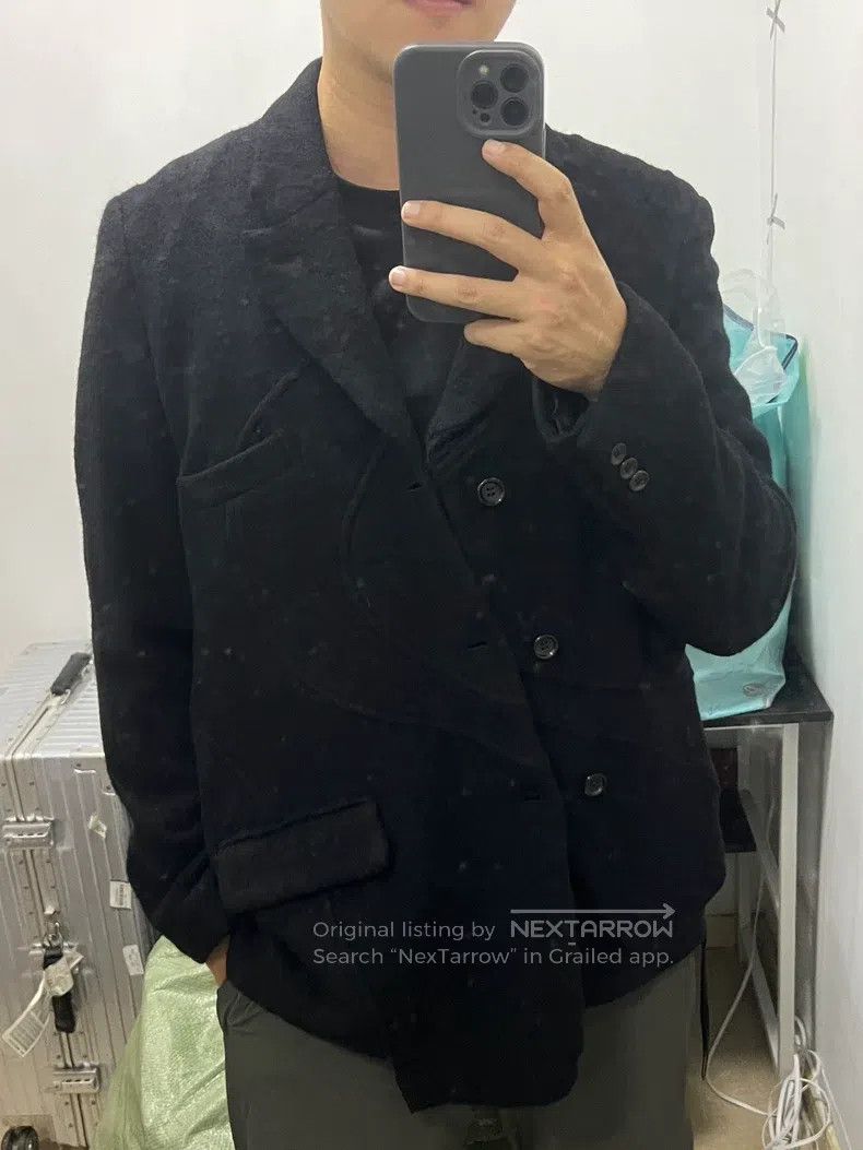 Comme des Garcons Comme Des Garcons Asymmetrical 3D Cut Pure Wool Felt Jacke Size US L / EU 52-54 / 3 - 3 Thumbnail