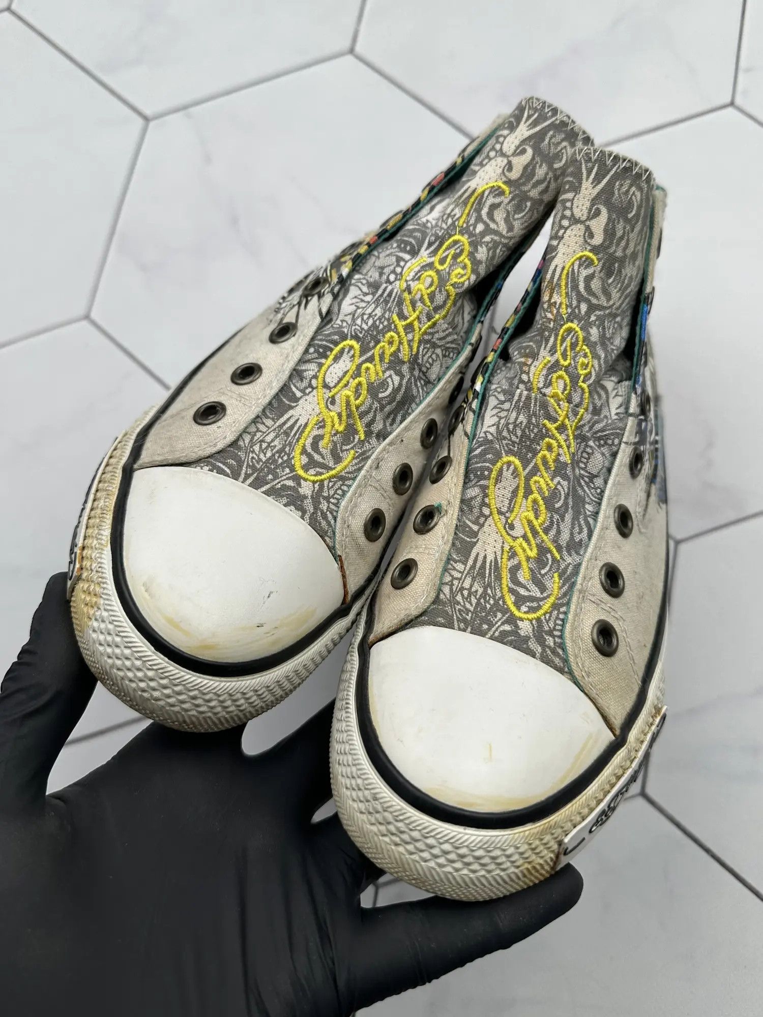 Ed Hardy Ed Hardy Vintage Shoes (B287) Size US 5 / IT 35 - 6 Thumbnail