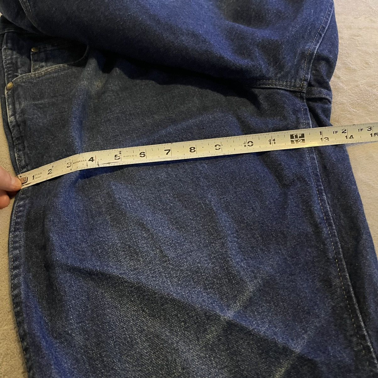 Wrangler Wrangler Regular Fit Mens Blue Denim Jeans 40x32 Cowboy Cut Size US 39 - 13 Thumbnail