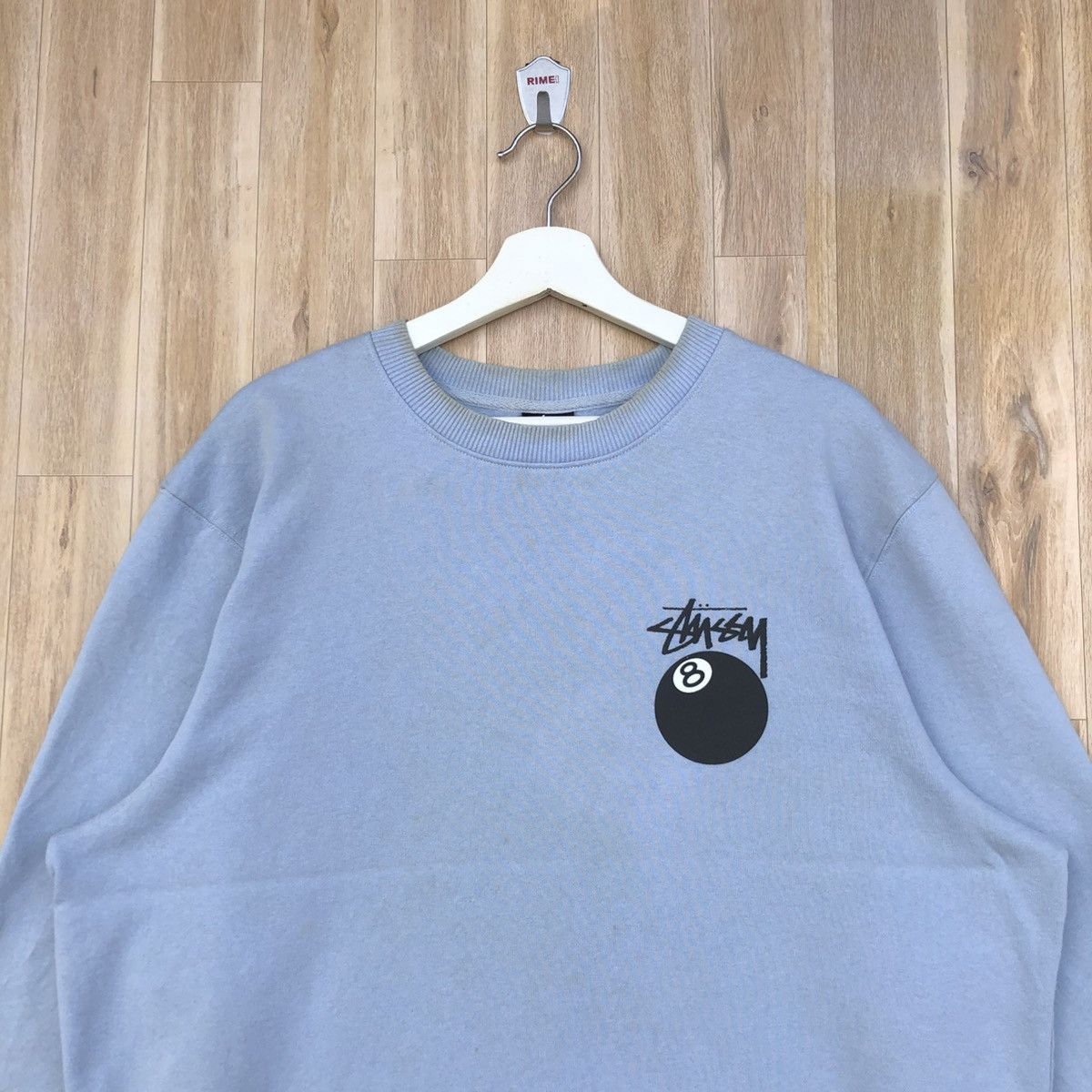 Stussy Vintage Stussy Eight Ball Skateboard Pullover Sweatshirt Size US L / EU 52-54 / 3 - 6 Thumbnail