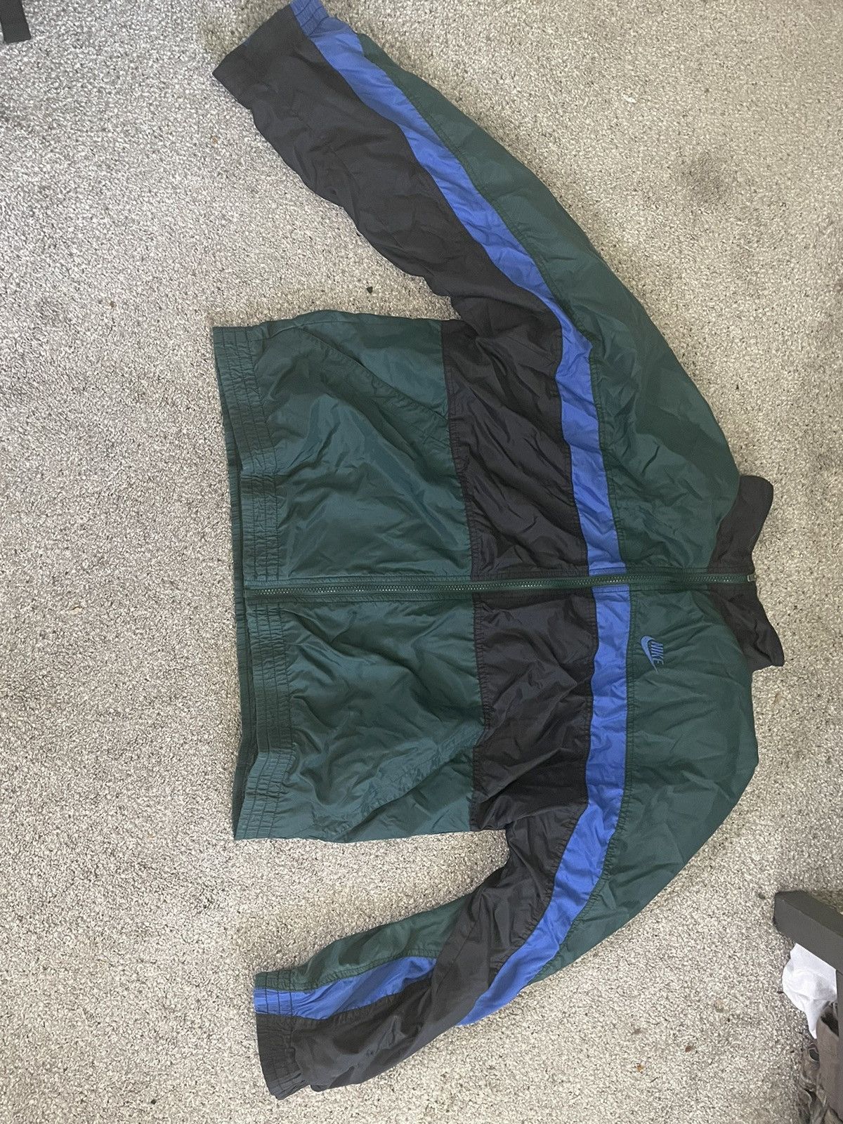 Nike × Vintage Vintage Green Nike Jacket Size US S / EU 44-46 / 1 - 5 Thumbnail